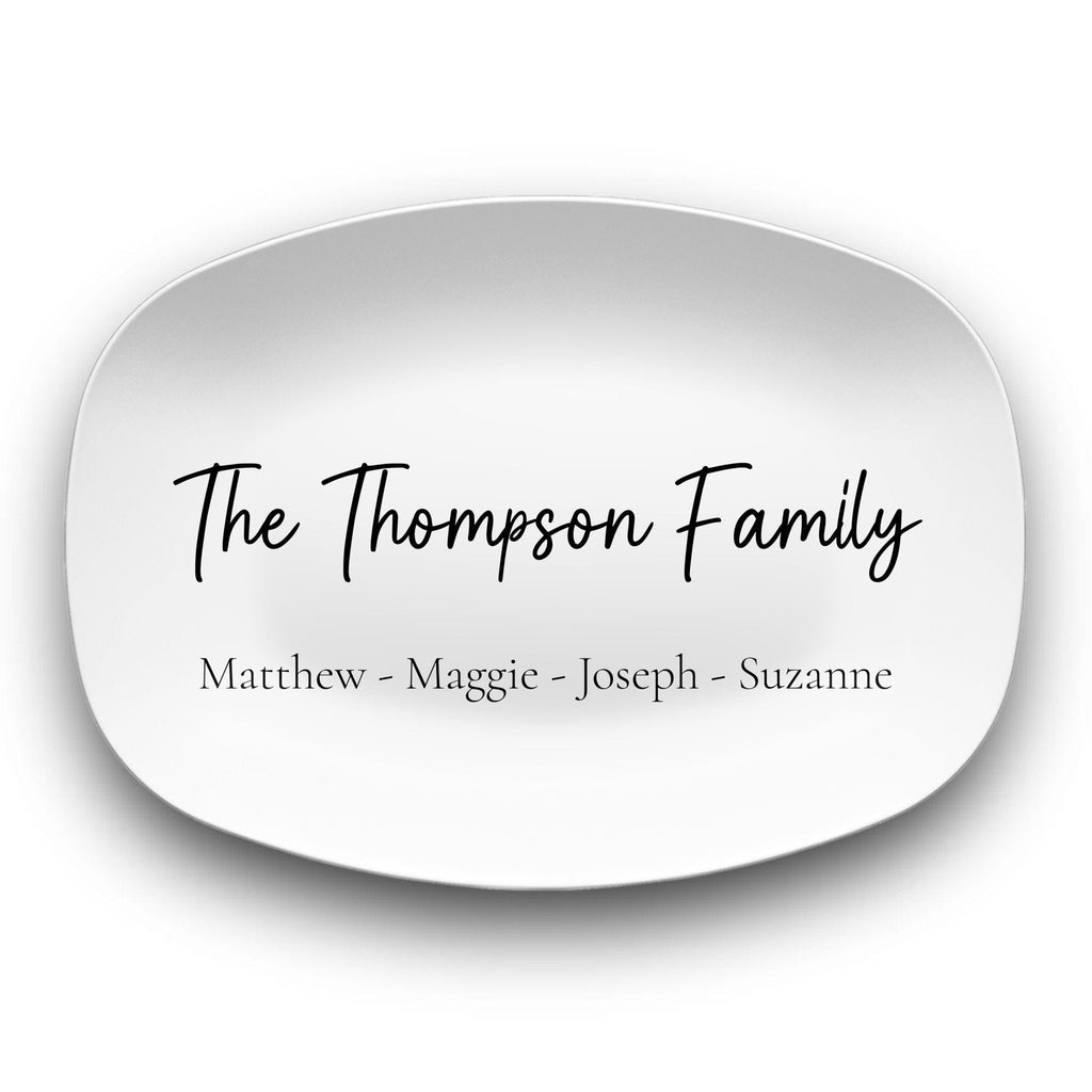 Personalized Family Name Platter by Lil Plate Shop