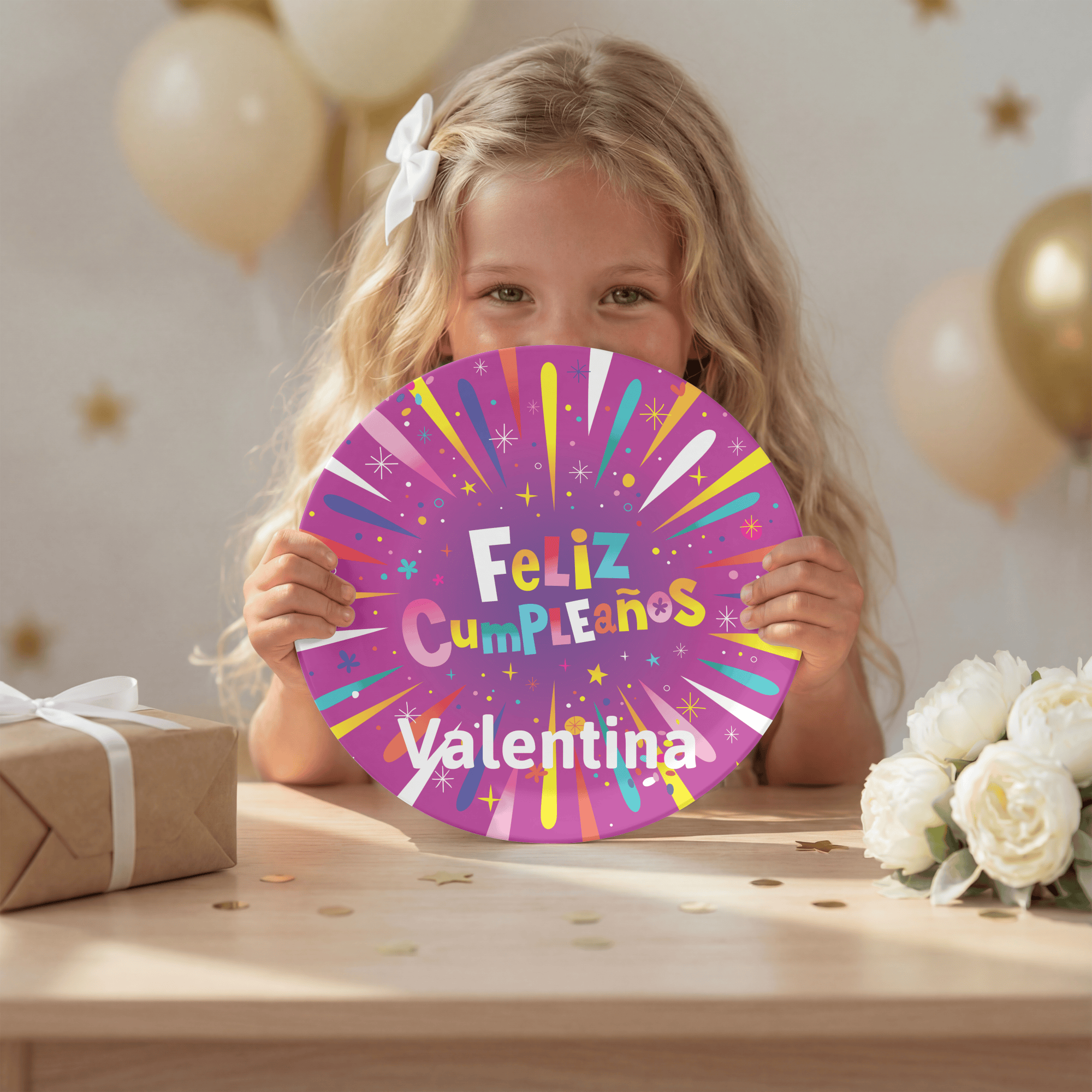 Personalized Feliz Cumpleanos Birthday Plate by Lil Plate Shop