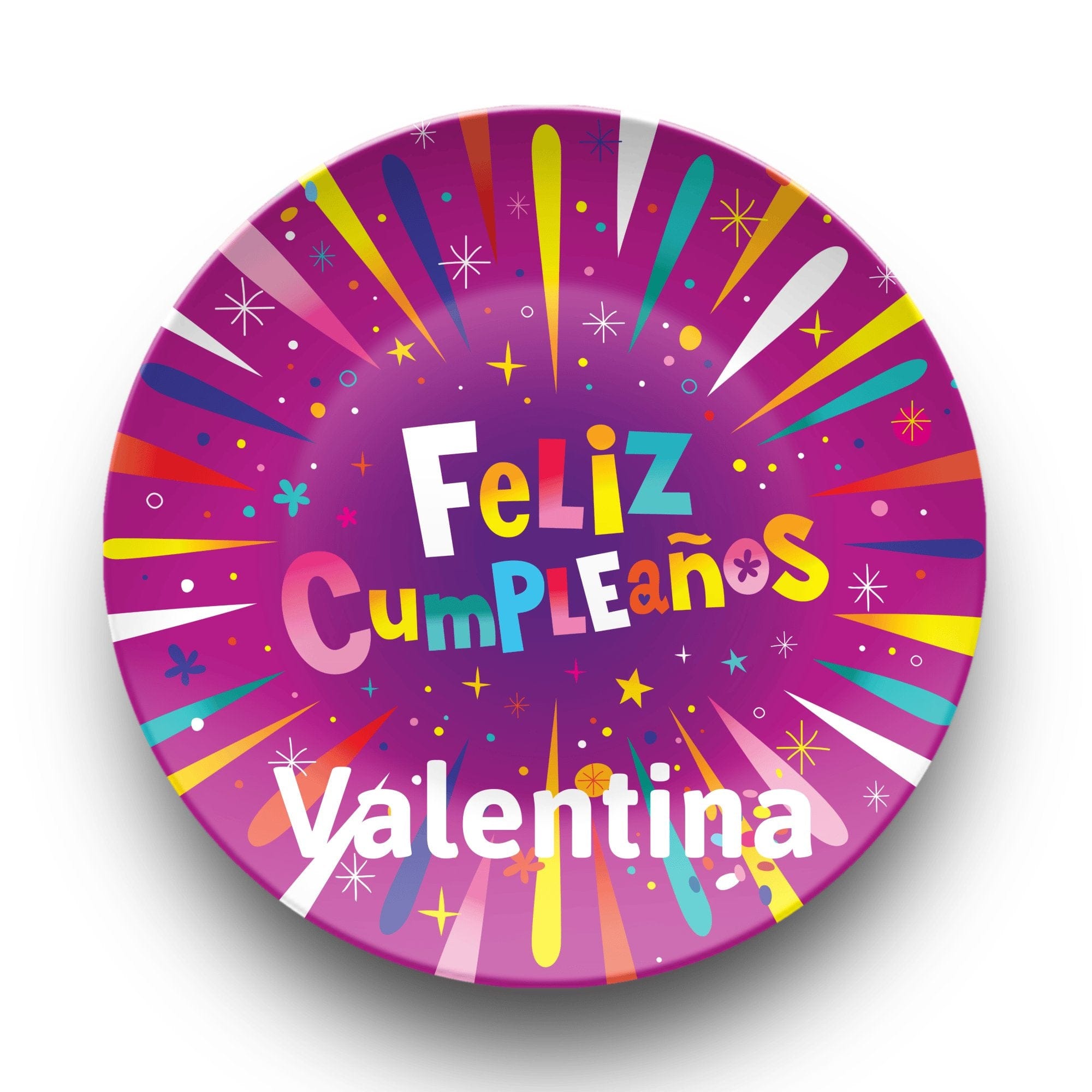 Personalized Feliz Cumpleanos Birthday Plate by Lil Plate Shop
