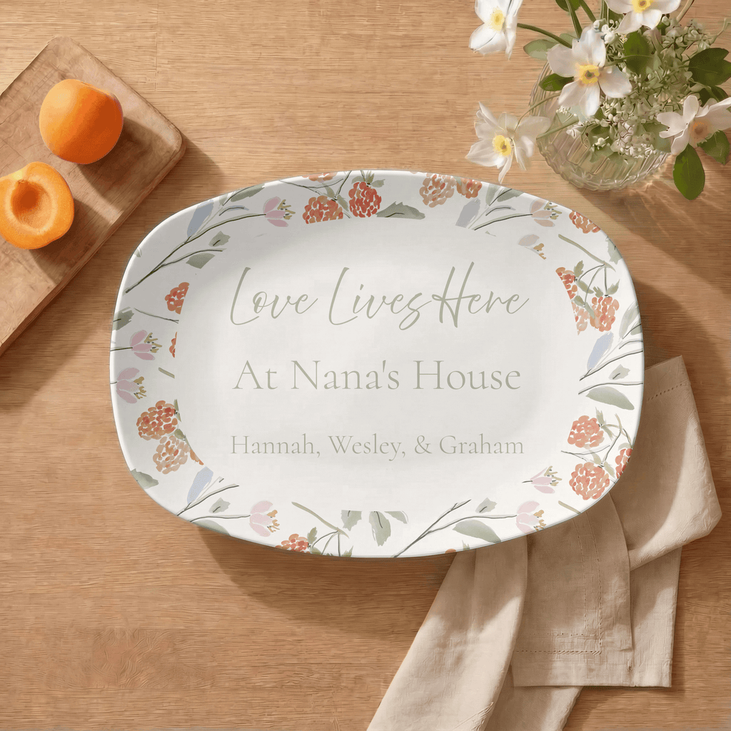 Personalized Grandmother Platter by Lil Plate Shop