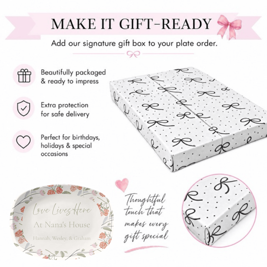 Personalized Grandmother Platter by Lil Plate Shop