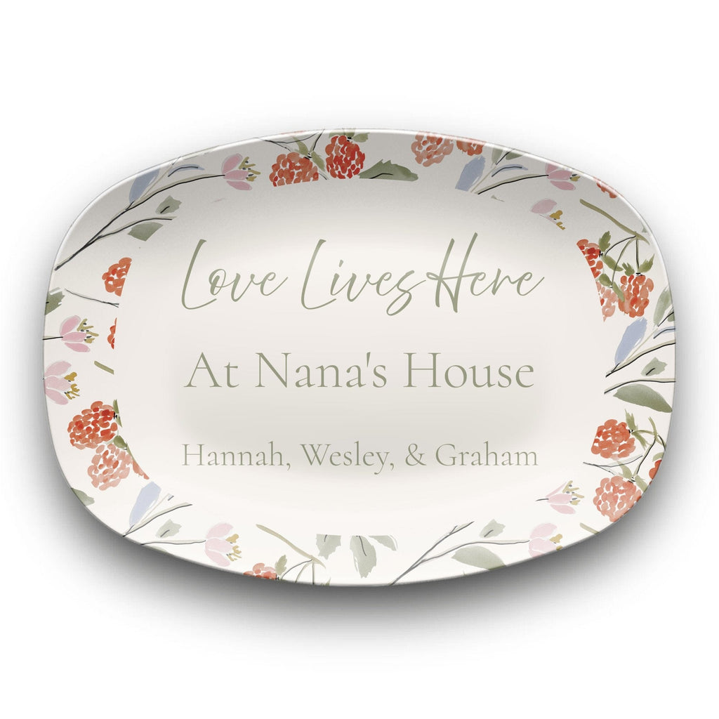 Personalized Grandmother Platter by Lil Plate Shop