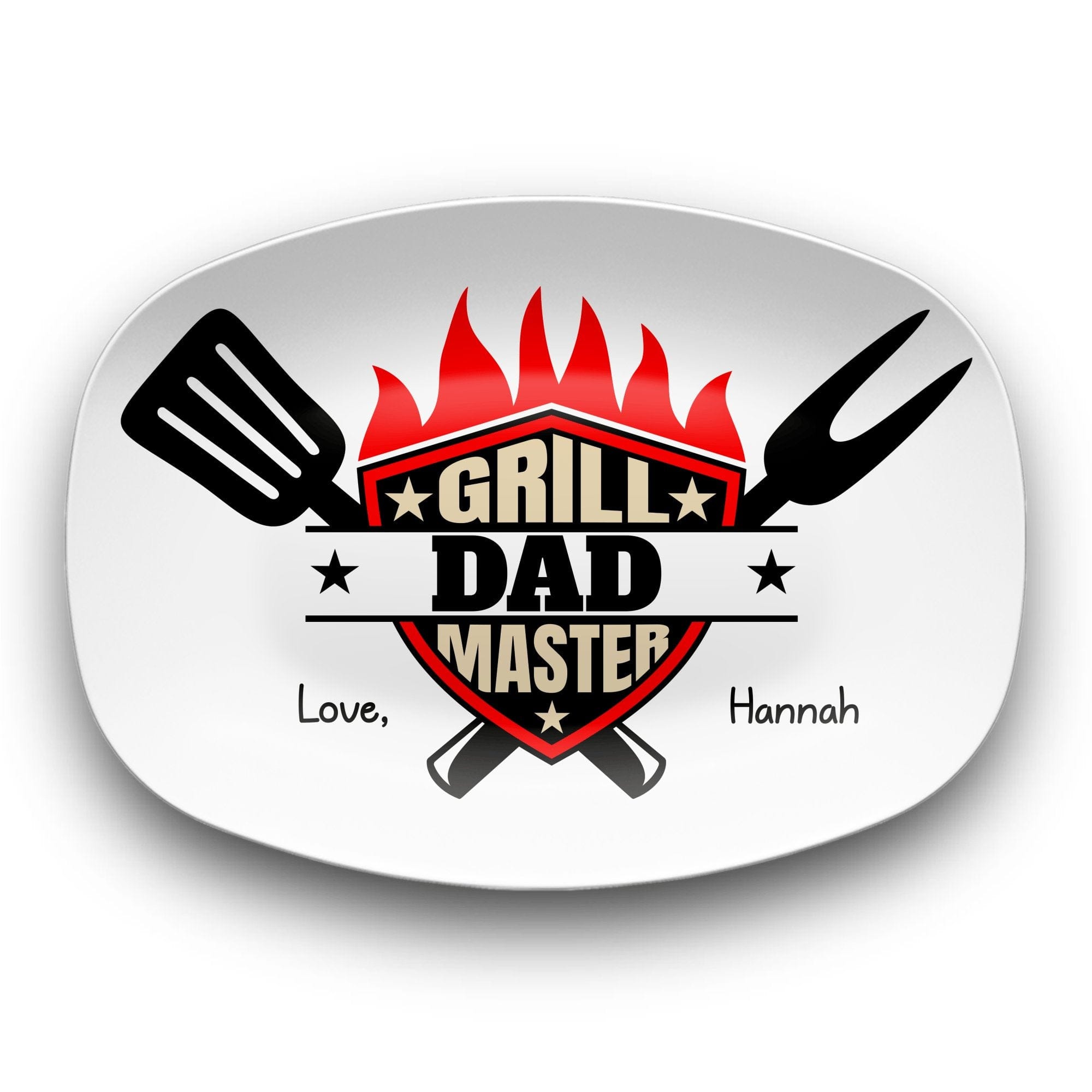 Personalized Grill Master Platter by Lil Plate Shop