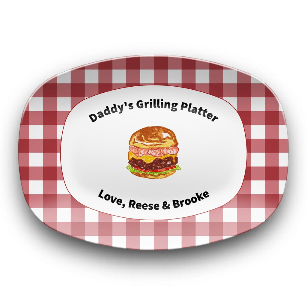 Personalized Grilling Platter by Lil Plate Shop