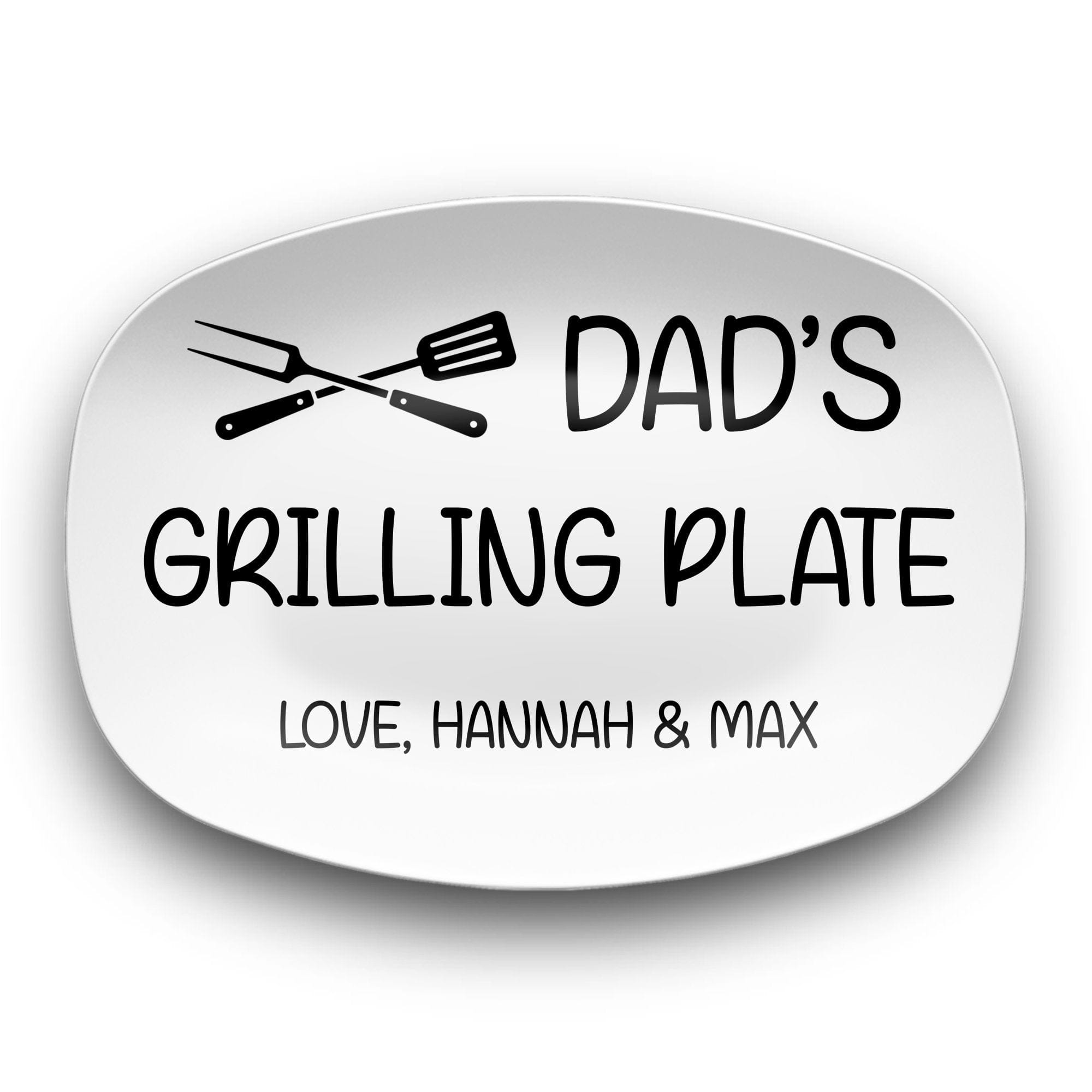 Personalized Name Grilling Platter by Lil Plate Shop