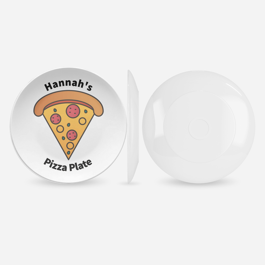 Personalized Name Pizza Plate by Lil Plate Shop