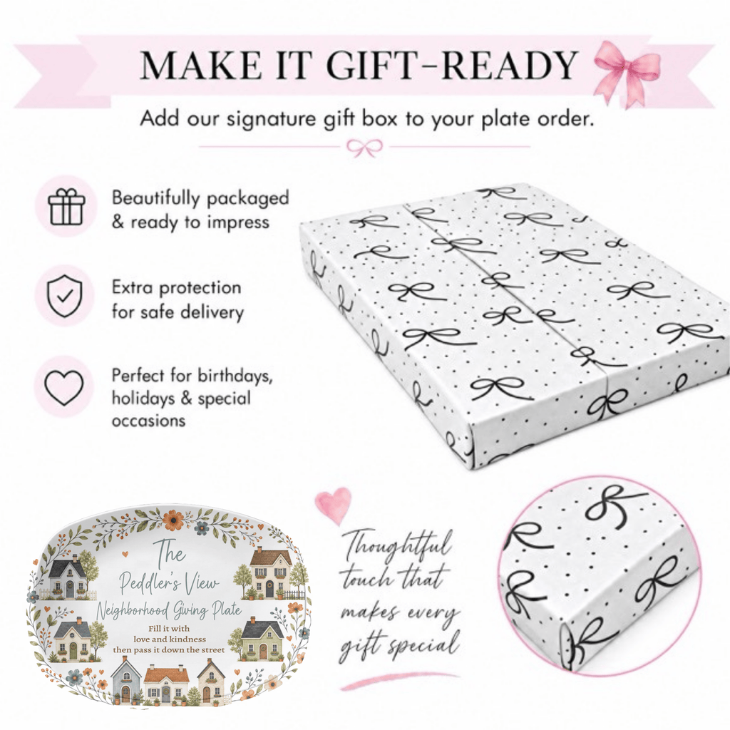 Personalized Neighborhood Giving Plate by Lil Plate Shop
