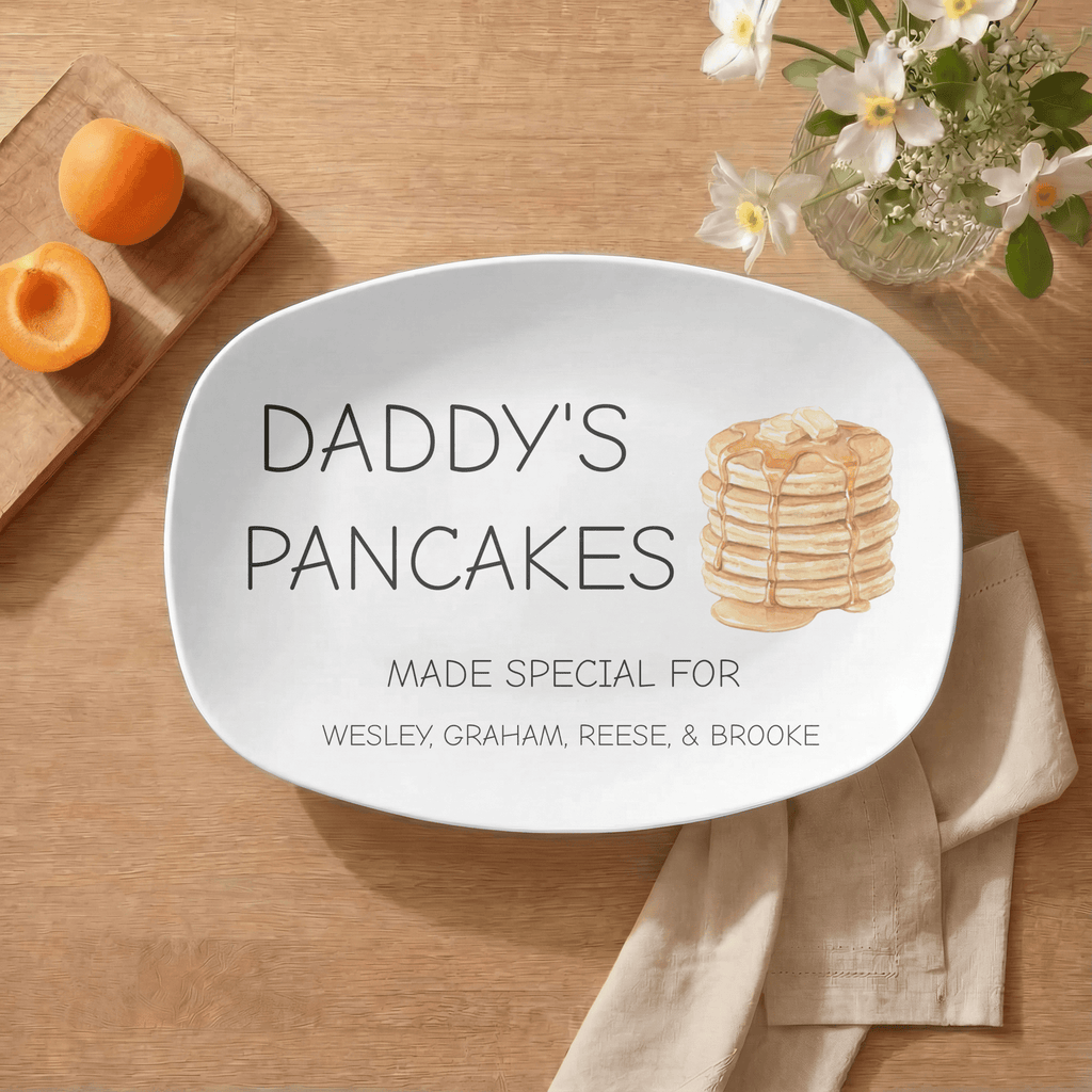 Personalized Pancake Platter by Lil Plate Shop