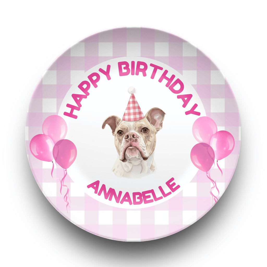Personalized Pet Birthday Plate from Photo by Lil Plate Shop