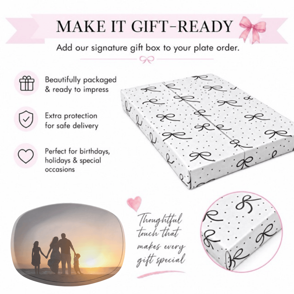 Personalized Photo Platter by Lil Plate Shop