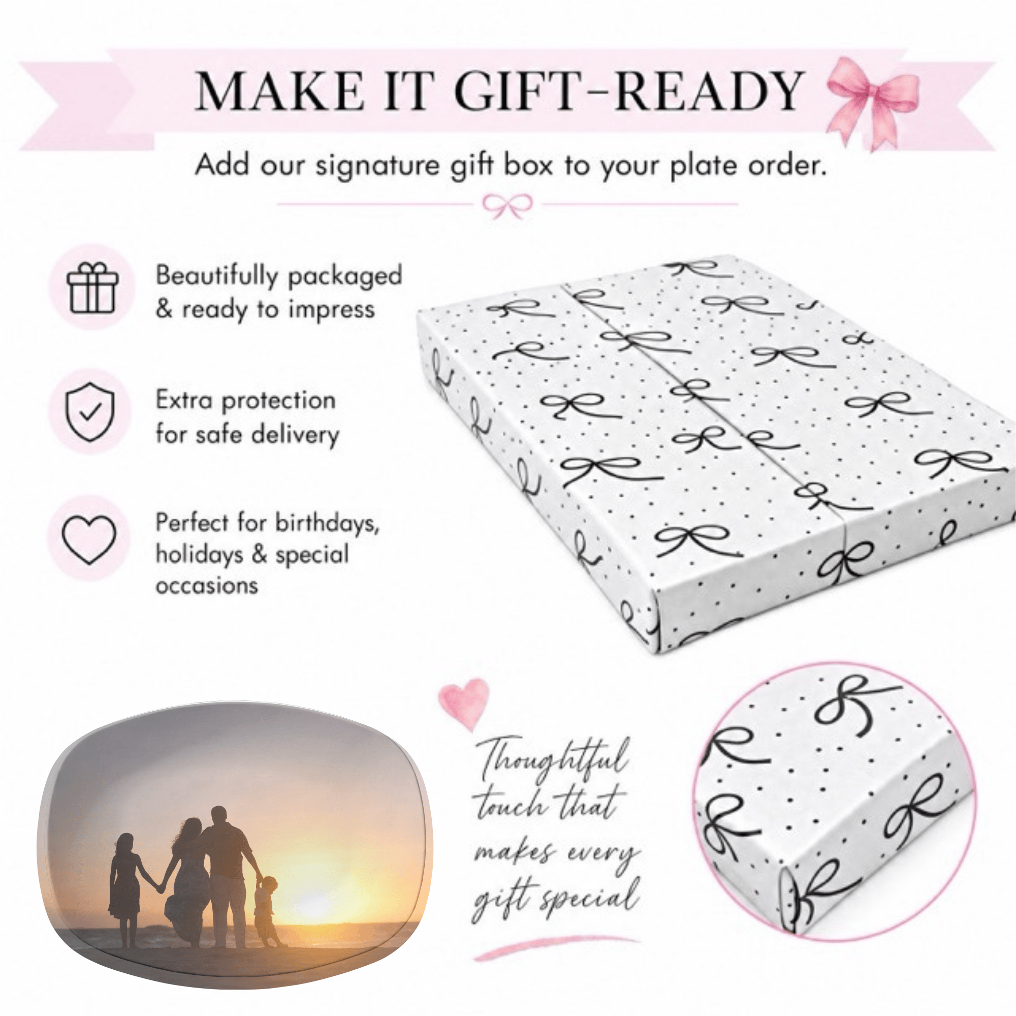Personalized Photo Platter by Lil Plate Shop