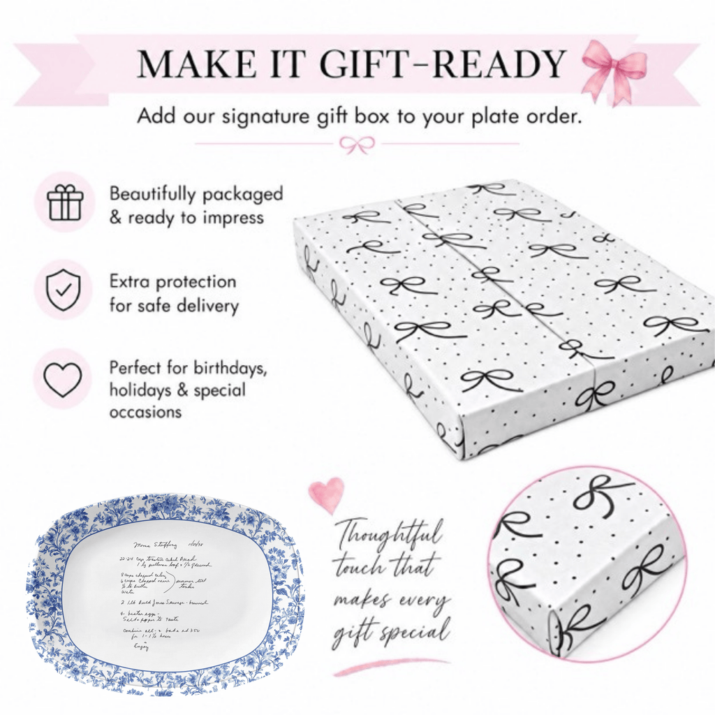 Personalized Recipe Platter from Photo by Lil Plate Shop