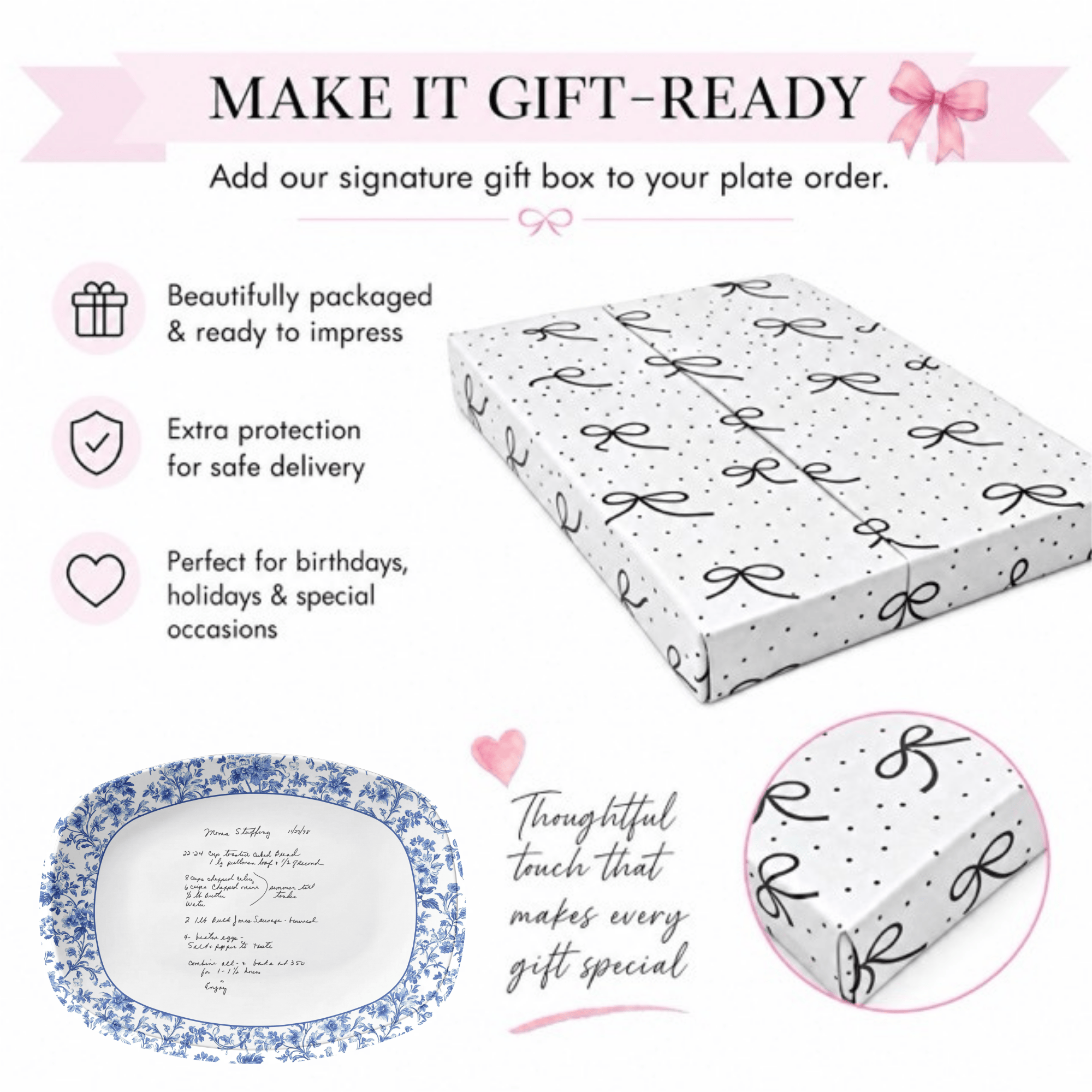 Personalized Recipe Platter from Photo by Lil Plate Shop