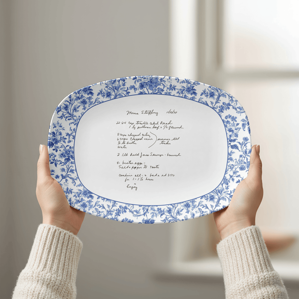 Personalized Recipe Platter from Photo by Lil Plate Shop