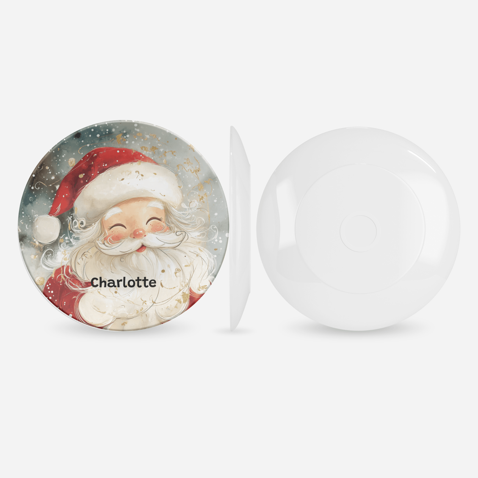 Personalized Santa Magic Plate by Lil Plate Shop