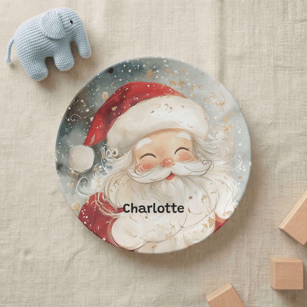 Personalized Santa Magic Plate by Lil Plate Shop