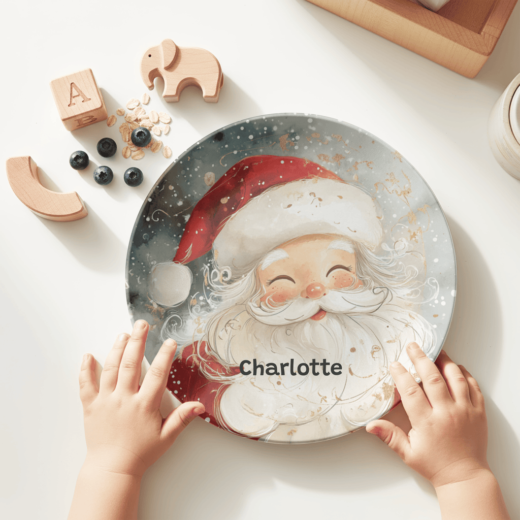 Personalized Santa Magic Plate by Lil Plate Shop