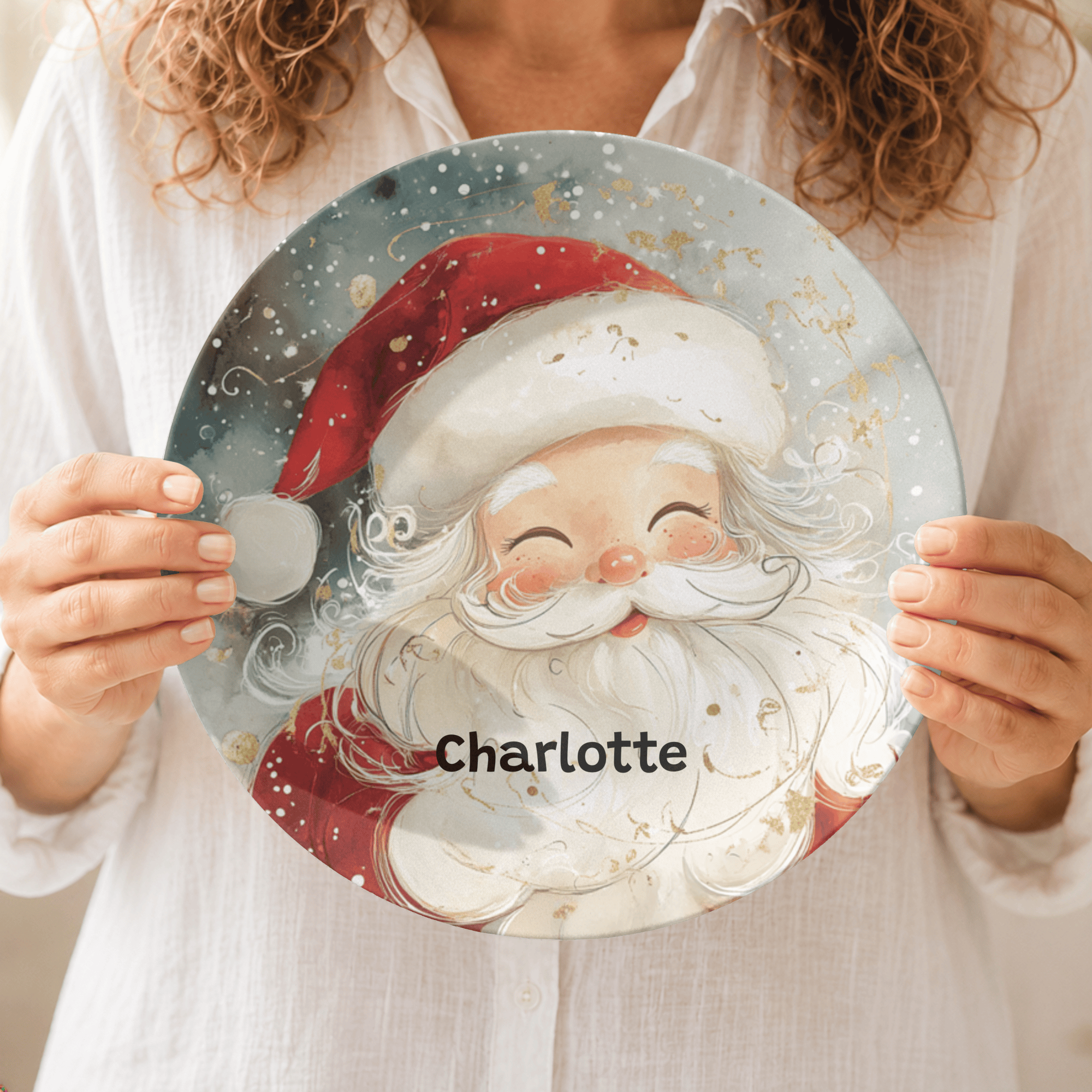 Personalized Santa Magic Plate by Lil Plate Shop