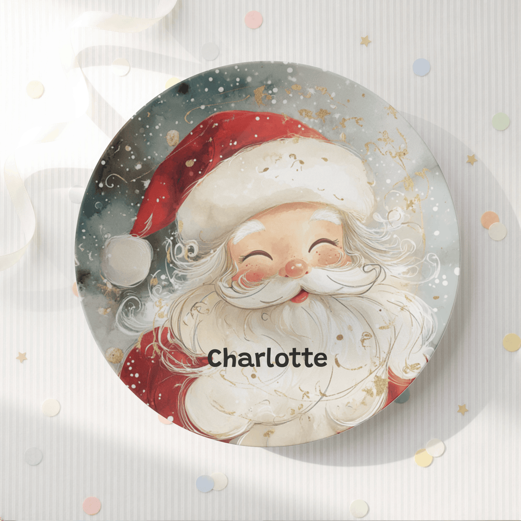Personalized Santa Magic Plate by Lil Plate Shop