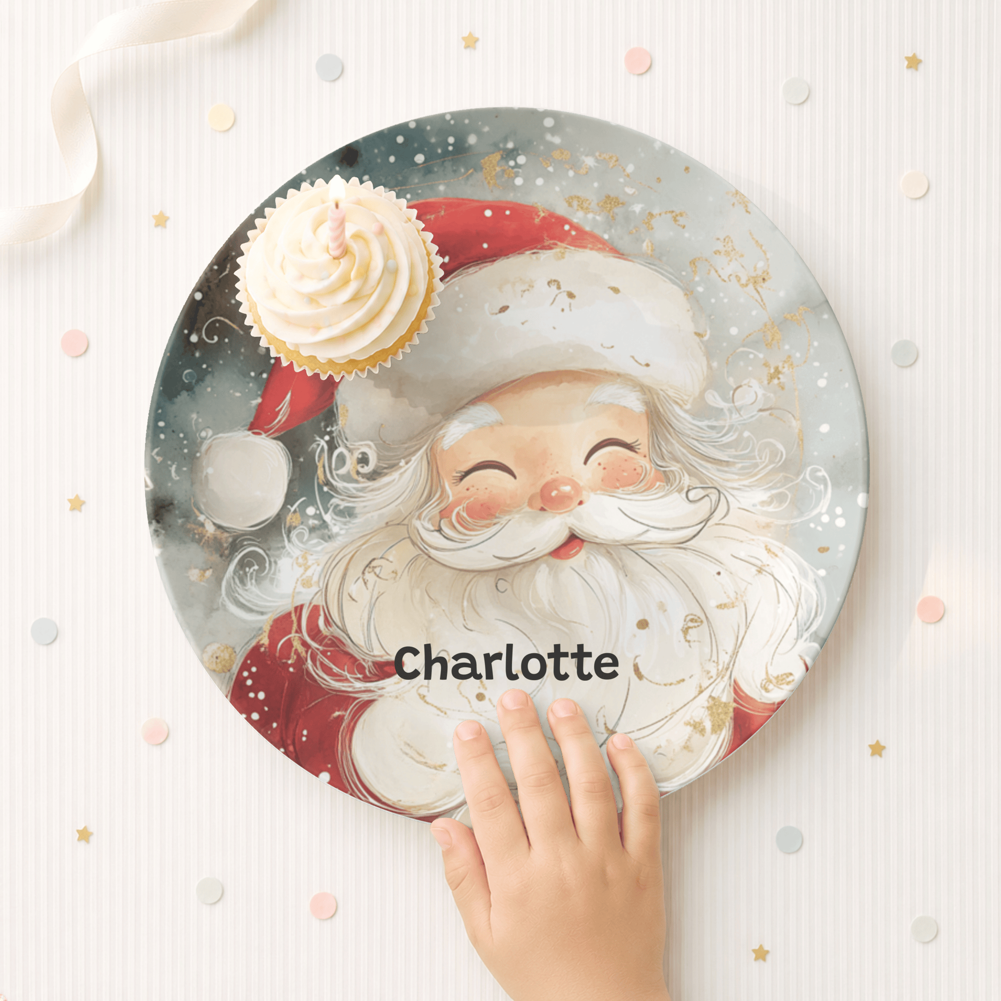 Personalized Santa Magic Plate by Lil Plate Shop
