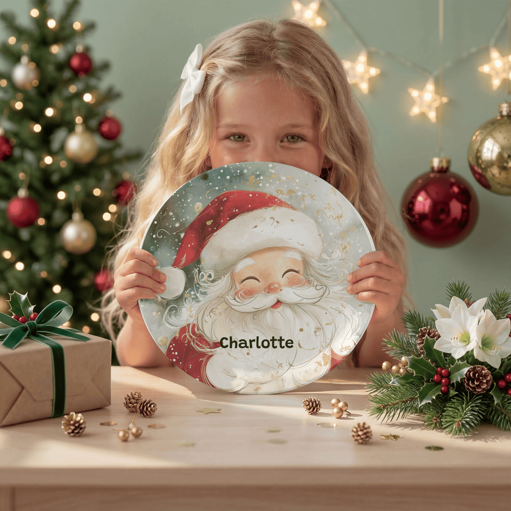Personalized Santa Magic Plate by Lil Plate Shop