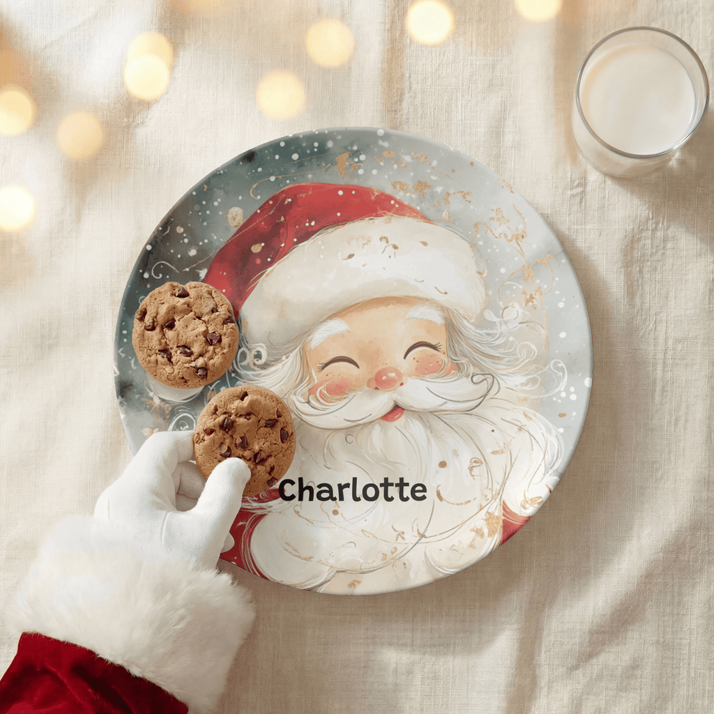 Personalized Santa Magic Plate by Lil Plate Shop