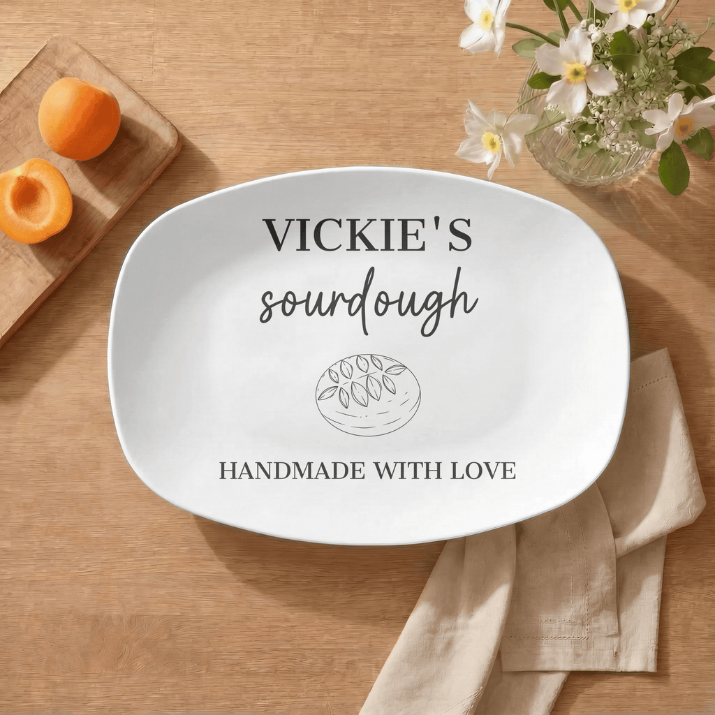 Personalized Sourdough Platter by Lil Plate Shop