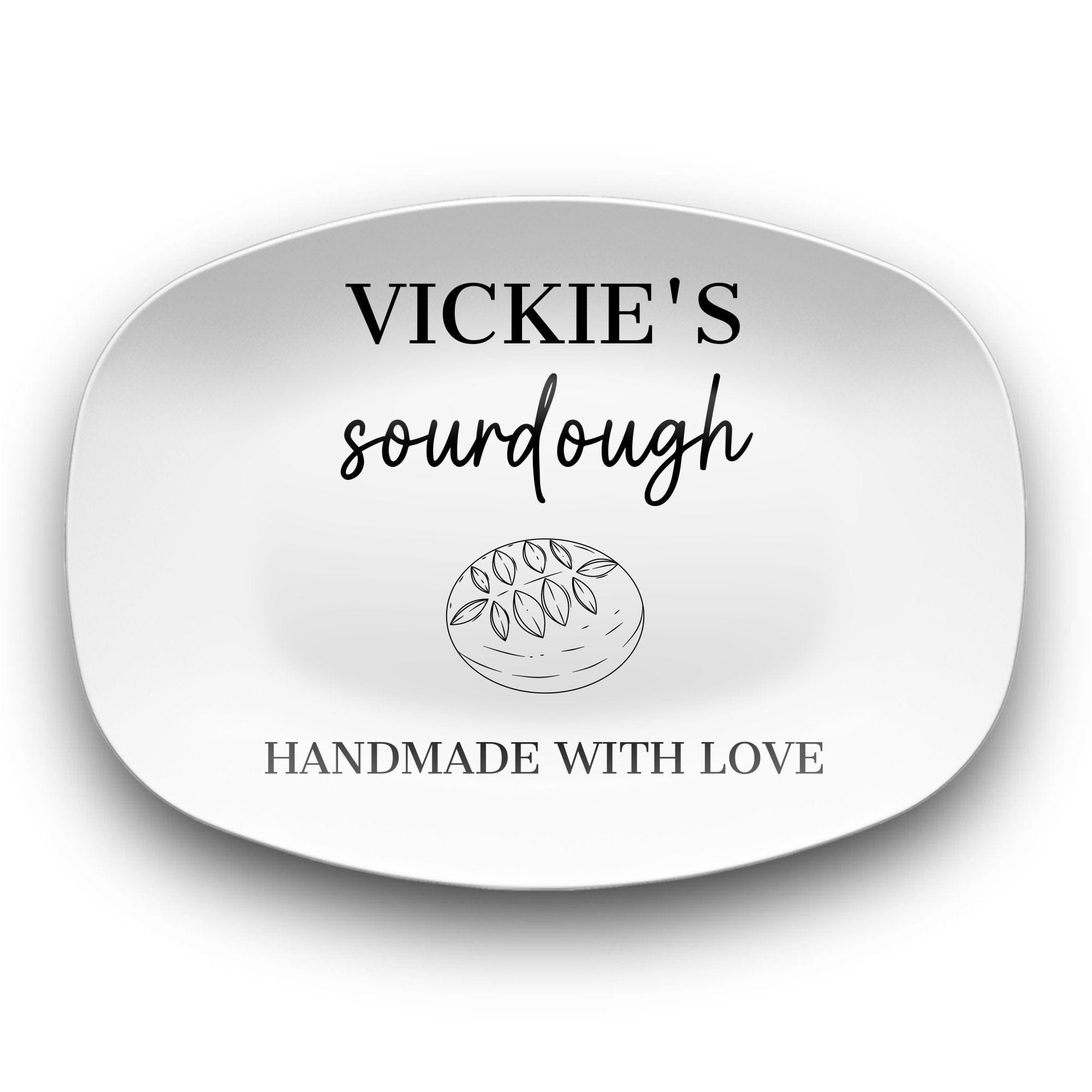 Personalized Sourdough Platter by Lil Plate Shop