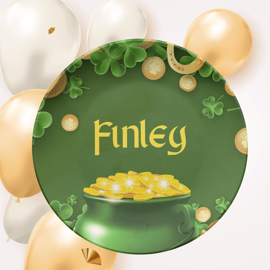 Pot of Gold Name Plate by Lil Plate Shop