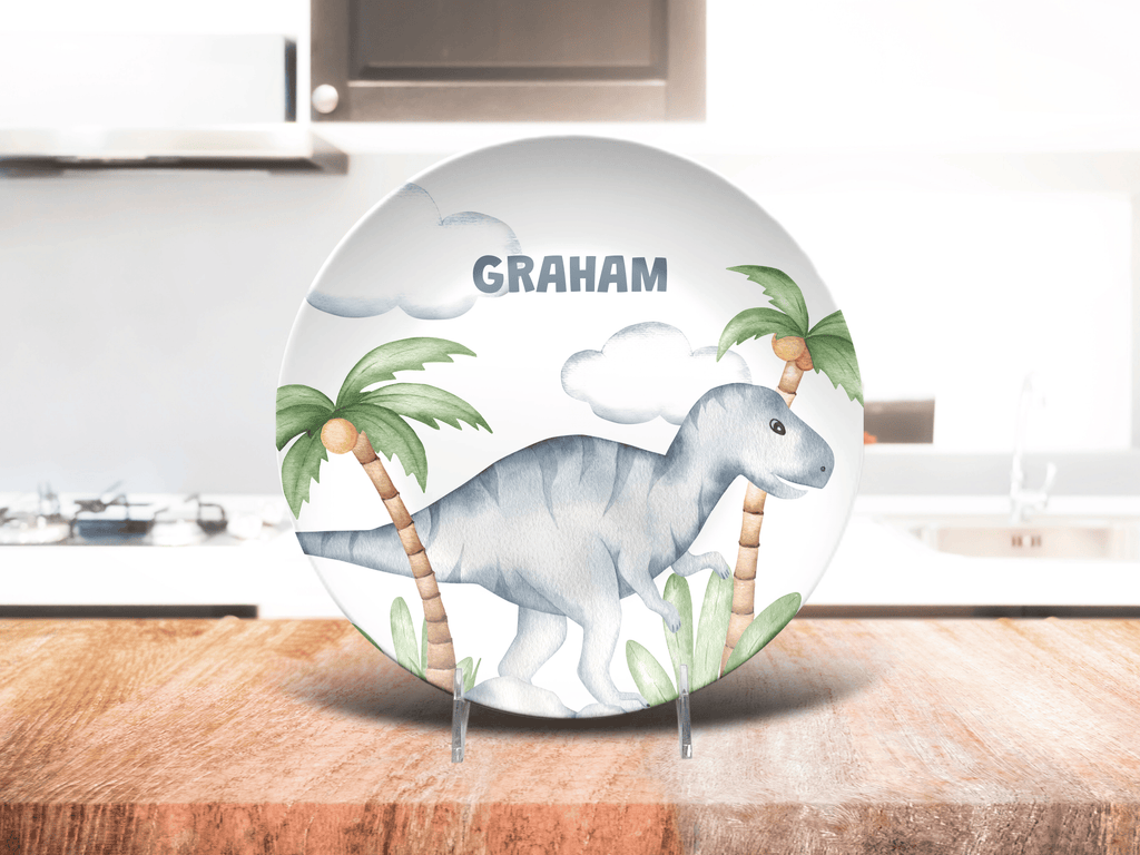 Prehistoric Dinosaur Plate by Lil Plate Shop
