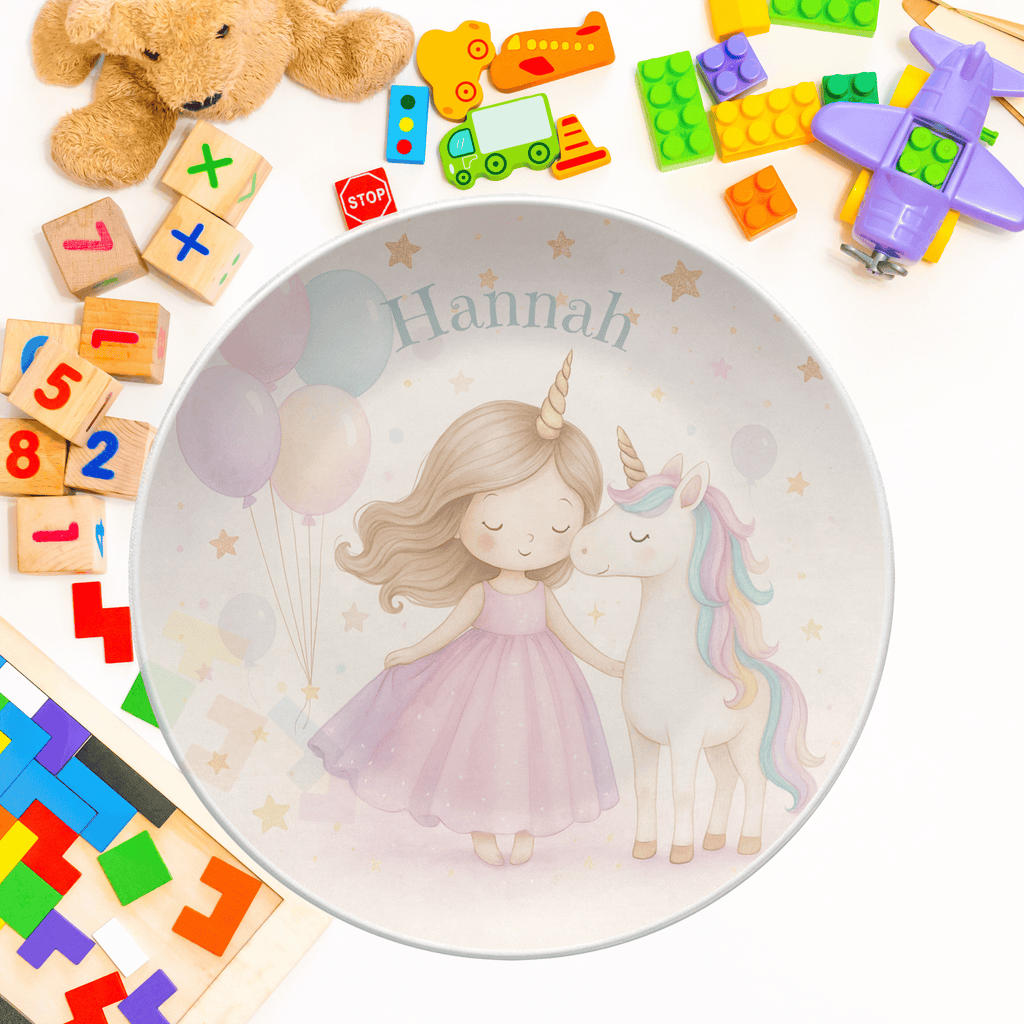 Princess Unicorn Plate by Lil Plate Shop