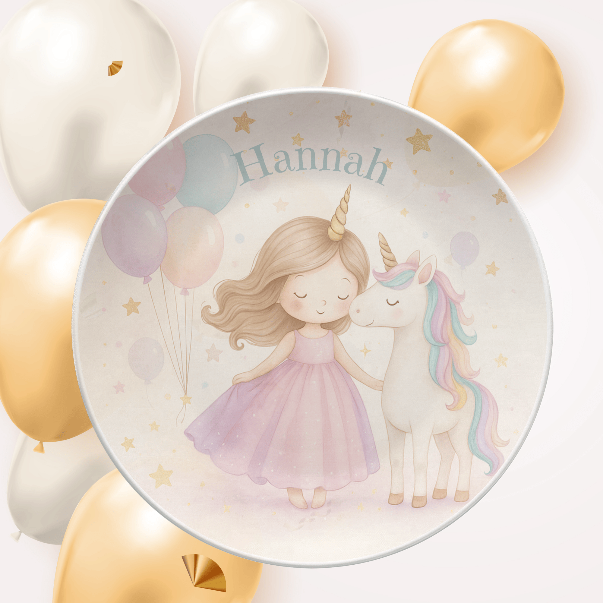Princess Unicorn Plate by Lil Plate Shop