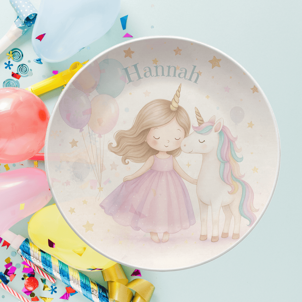 Princess Unicorn Plate by Lil Plate Shop