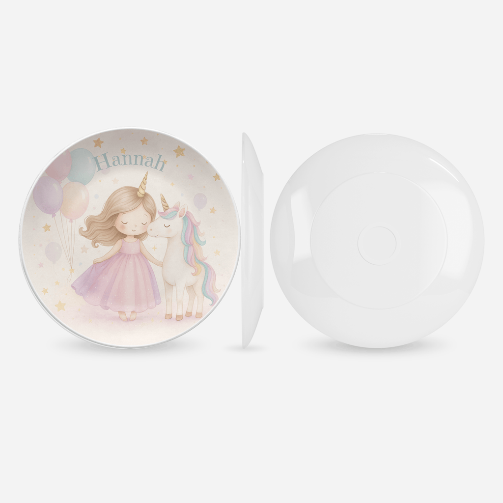 Princess Unicorn Plate by Lil Plate Shop