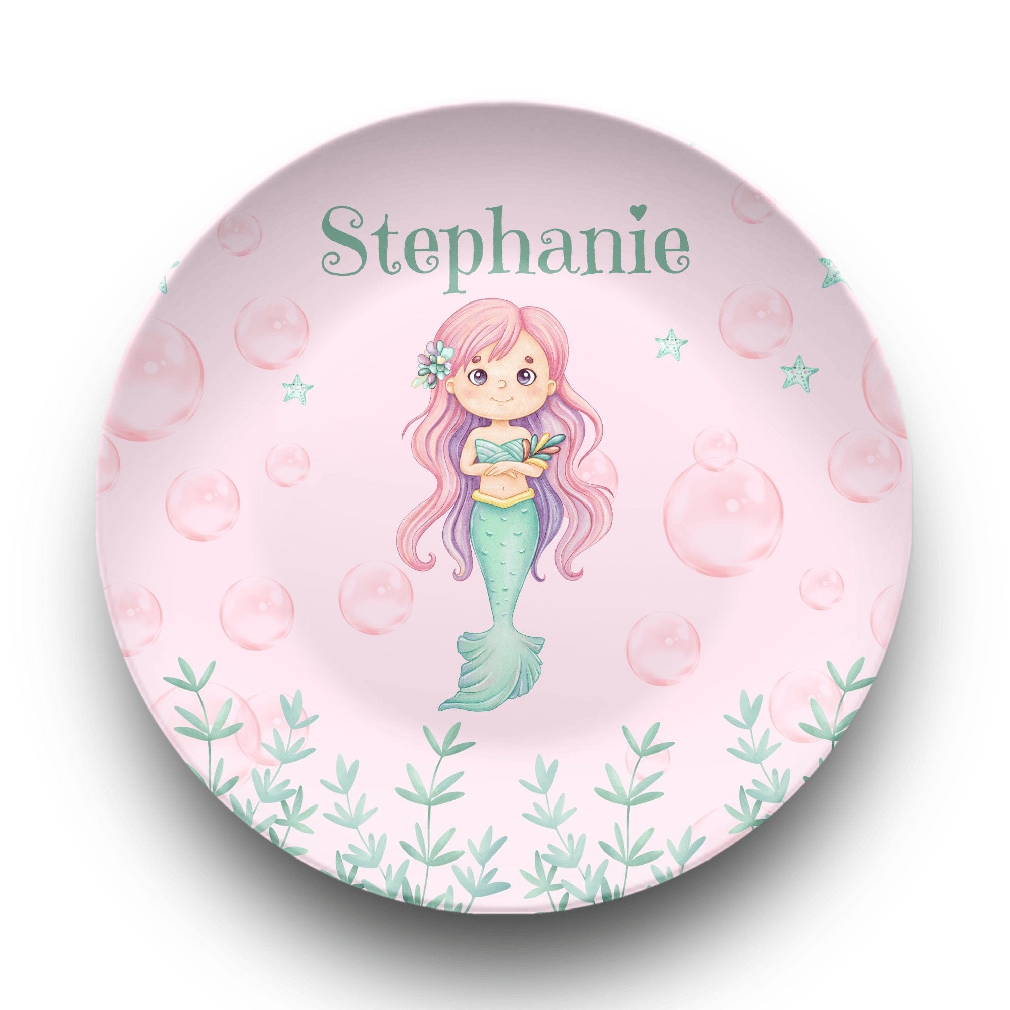Mermaid Bubble Plate by Lil Plate Shop