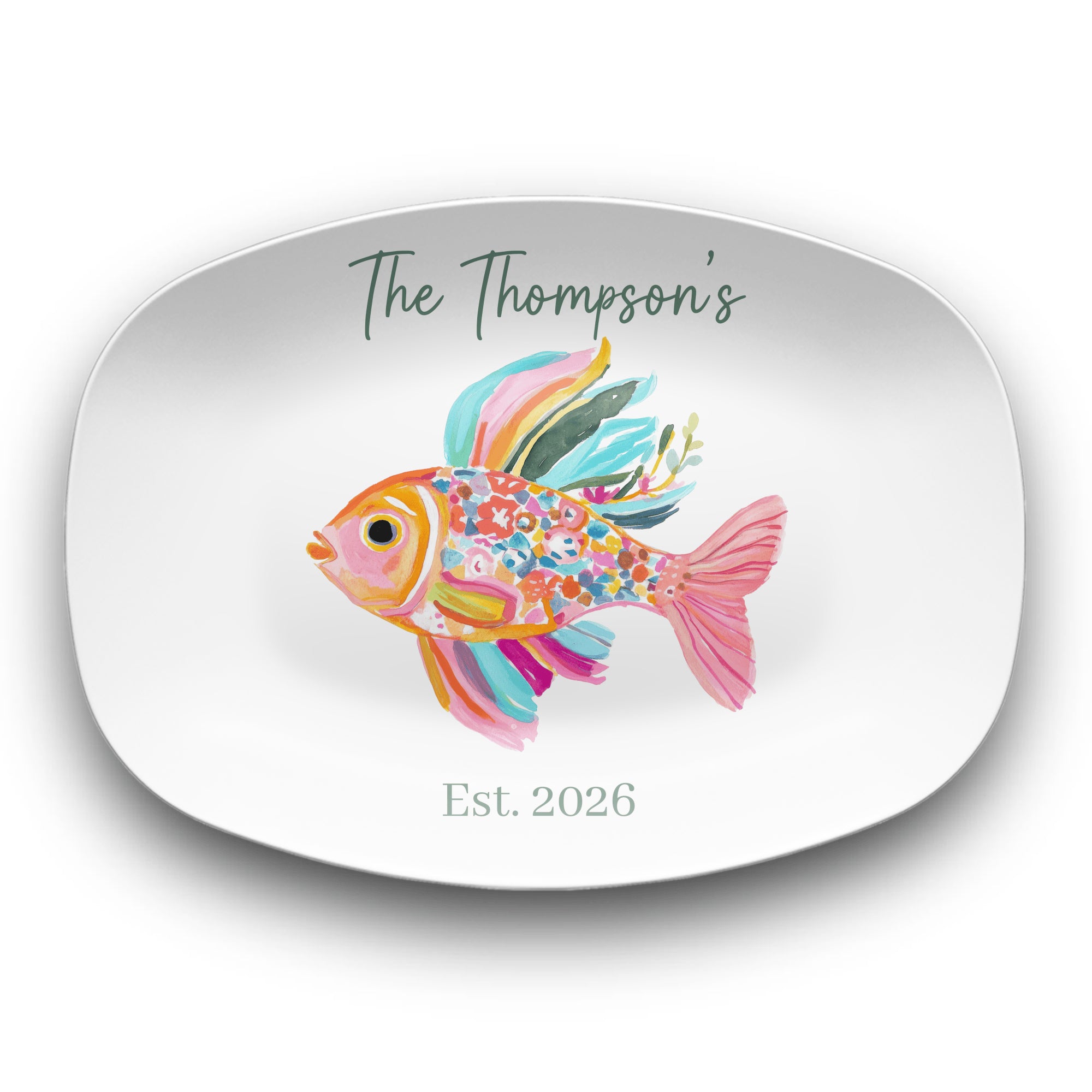 Personalized Goldfish Platter