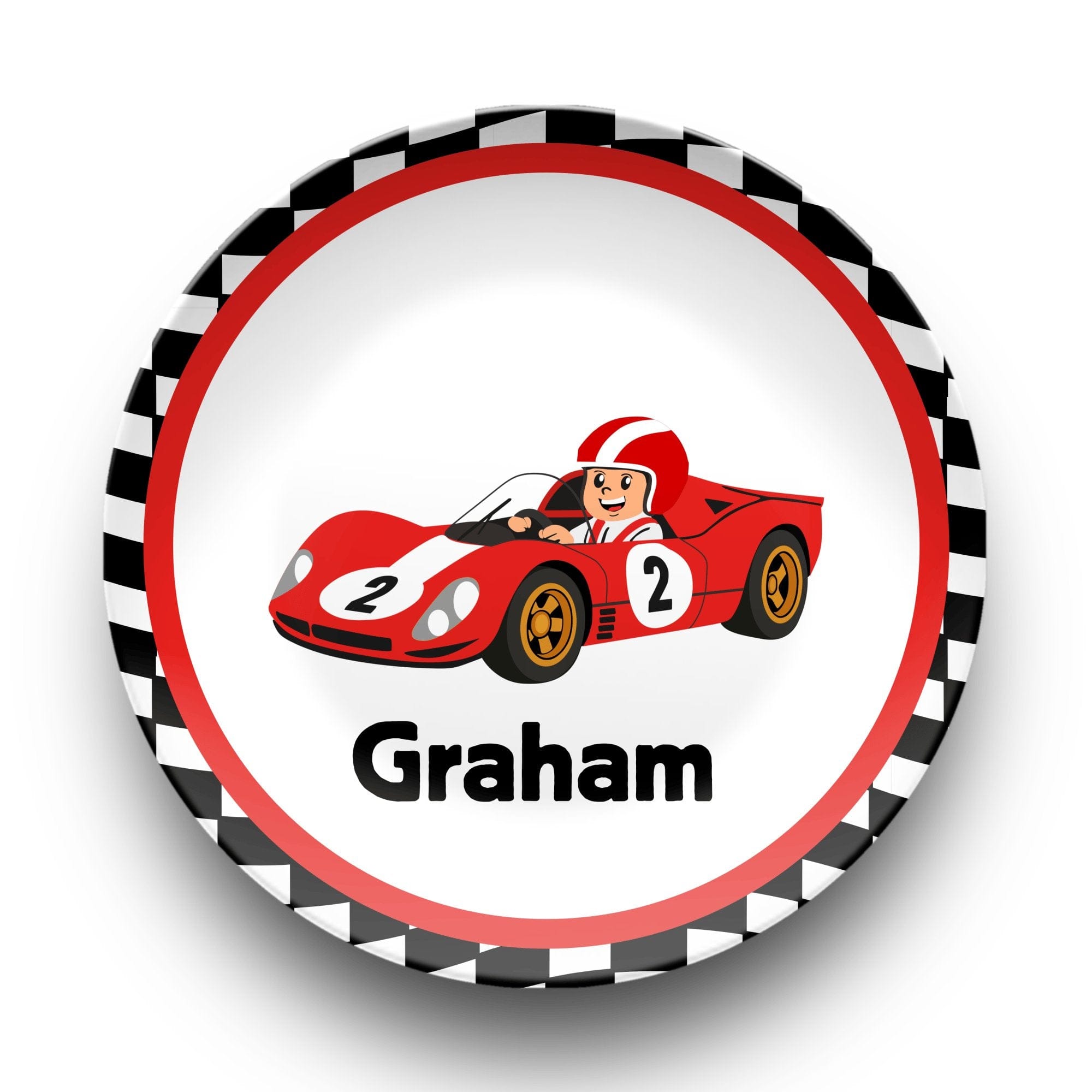 Race Car Name Plate by Lil Plate Shop