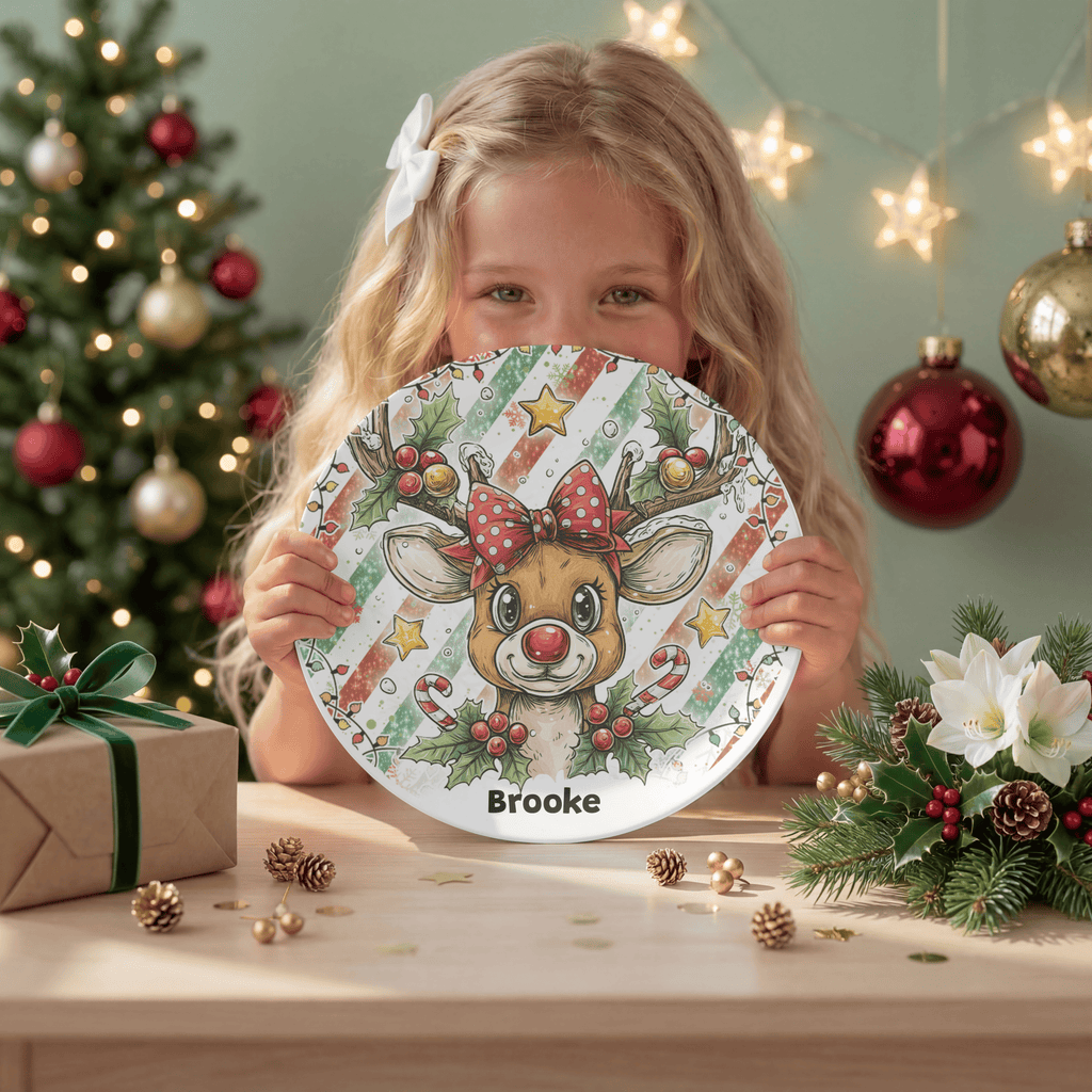 Reindeer Pal Plate by Lil Plate Shop