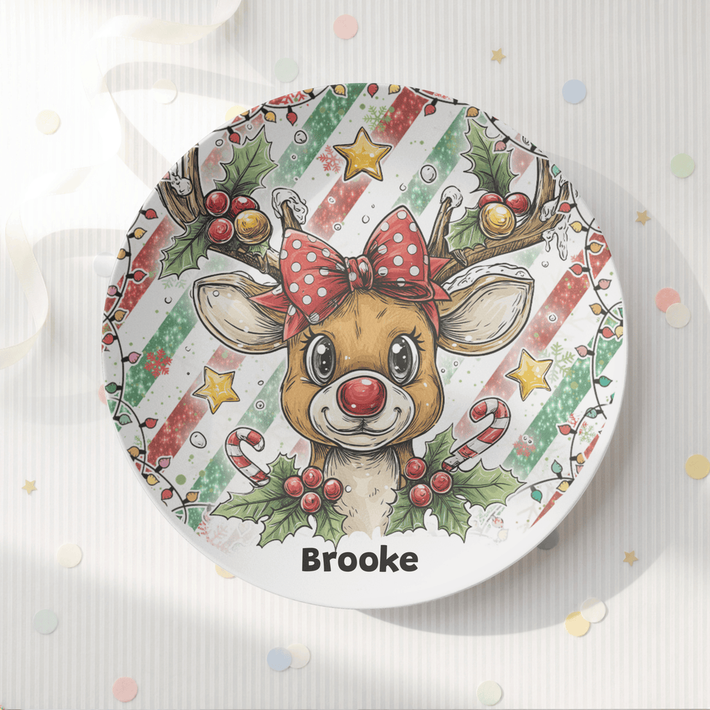 Reindeer Pal Plate by Lil Plate Shop