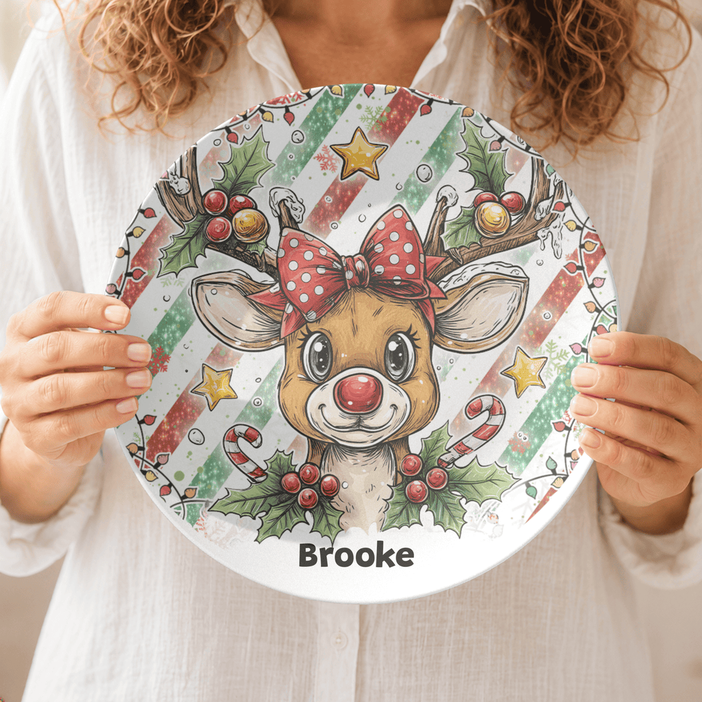 Reindeer Pal Plate by Lil Plate Shop