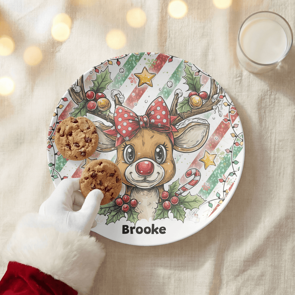 Reindeer Pal Plate by Lil Plate Shop