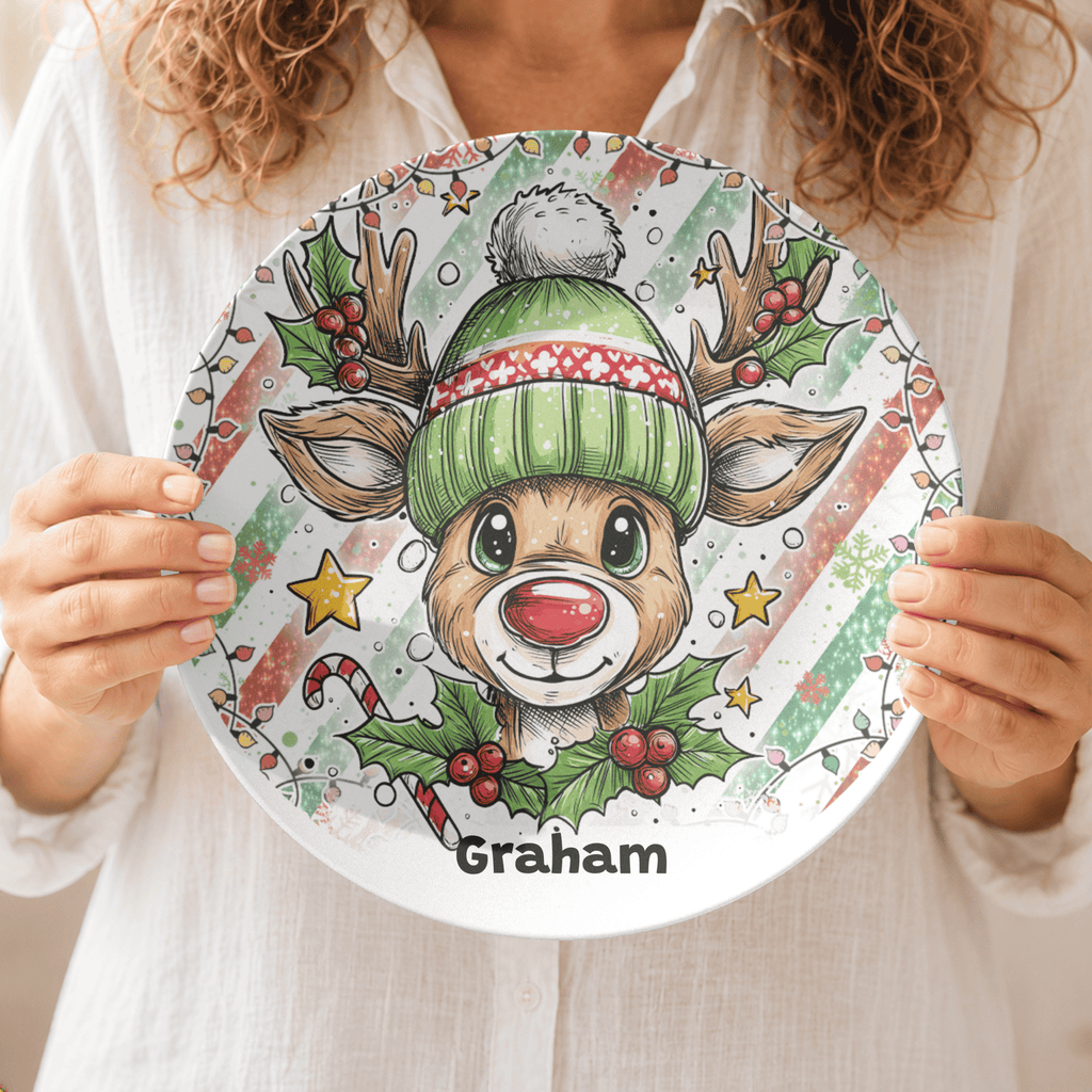 Reindeer Pal Plate by Lil Plate Shop