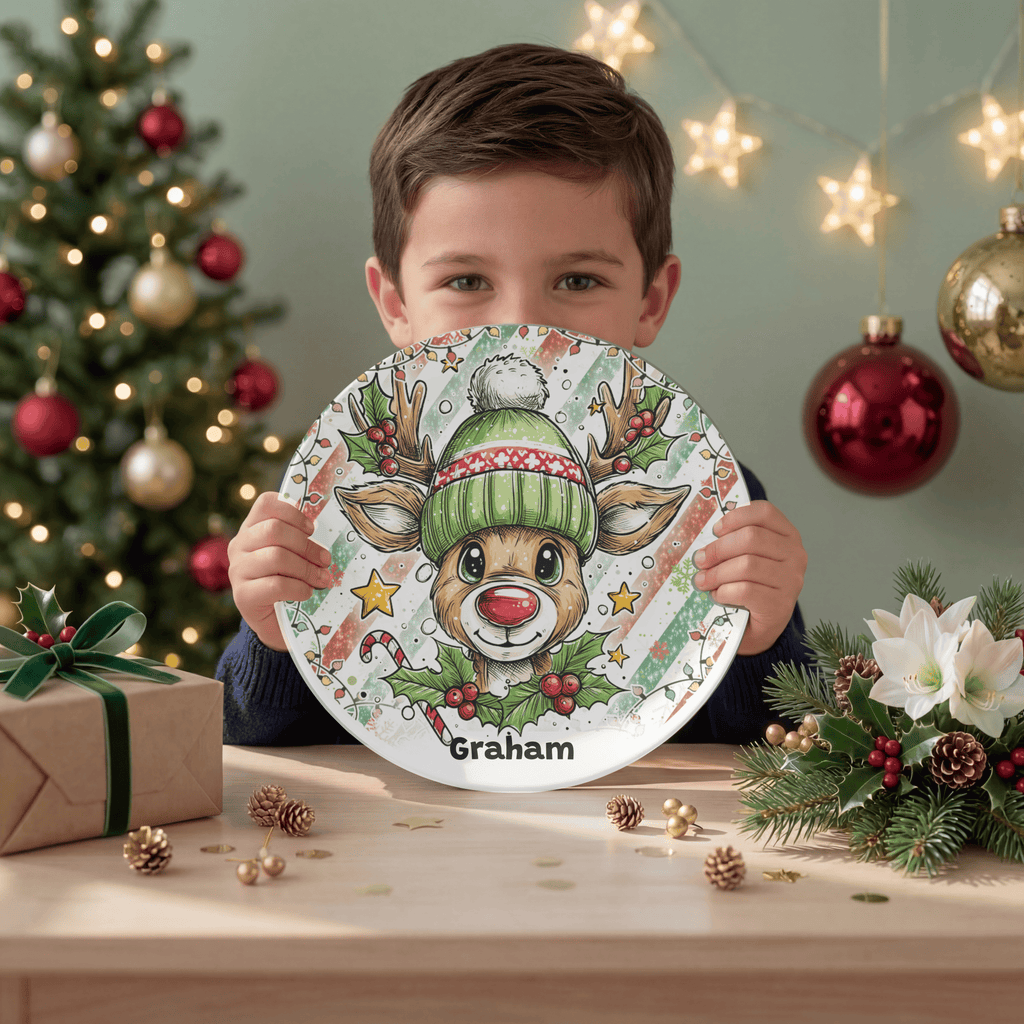 Reindeer Pal Plate by Lil Plate Shop