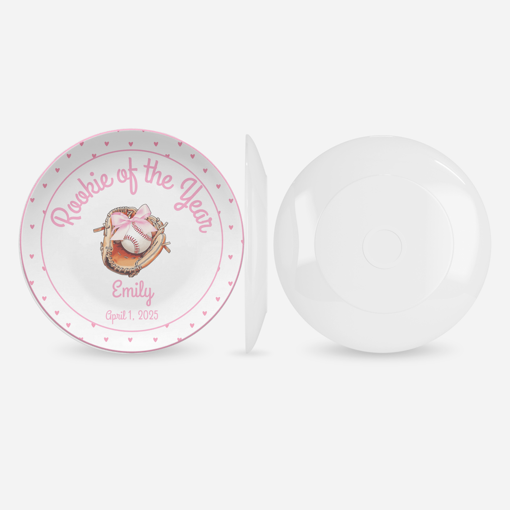 Rookie  Heart Birthday Plate by Lil Plate Shop