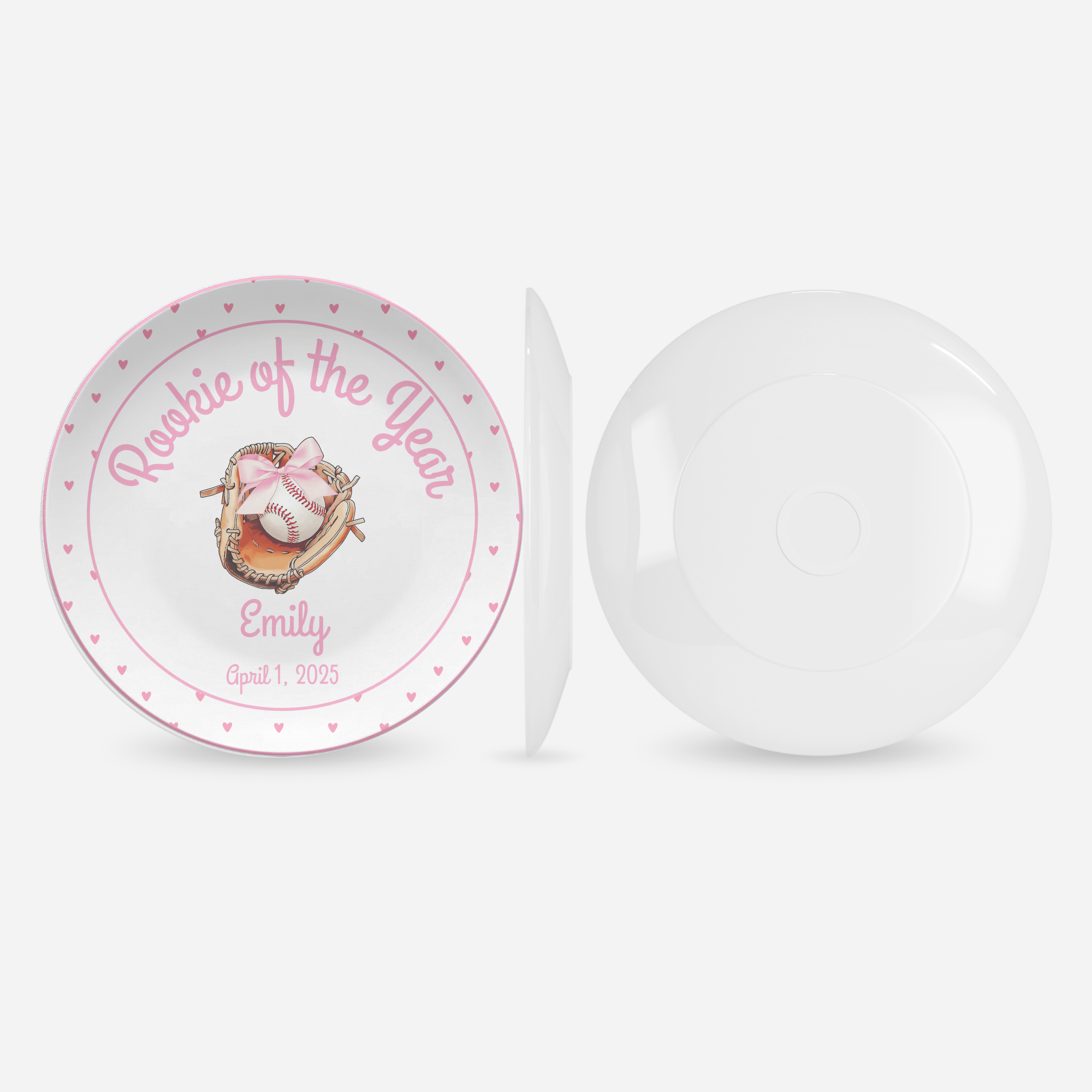 Rookie  Heart Birthday Plate by Lil Plate Shop