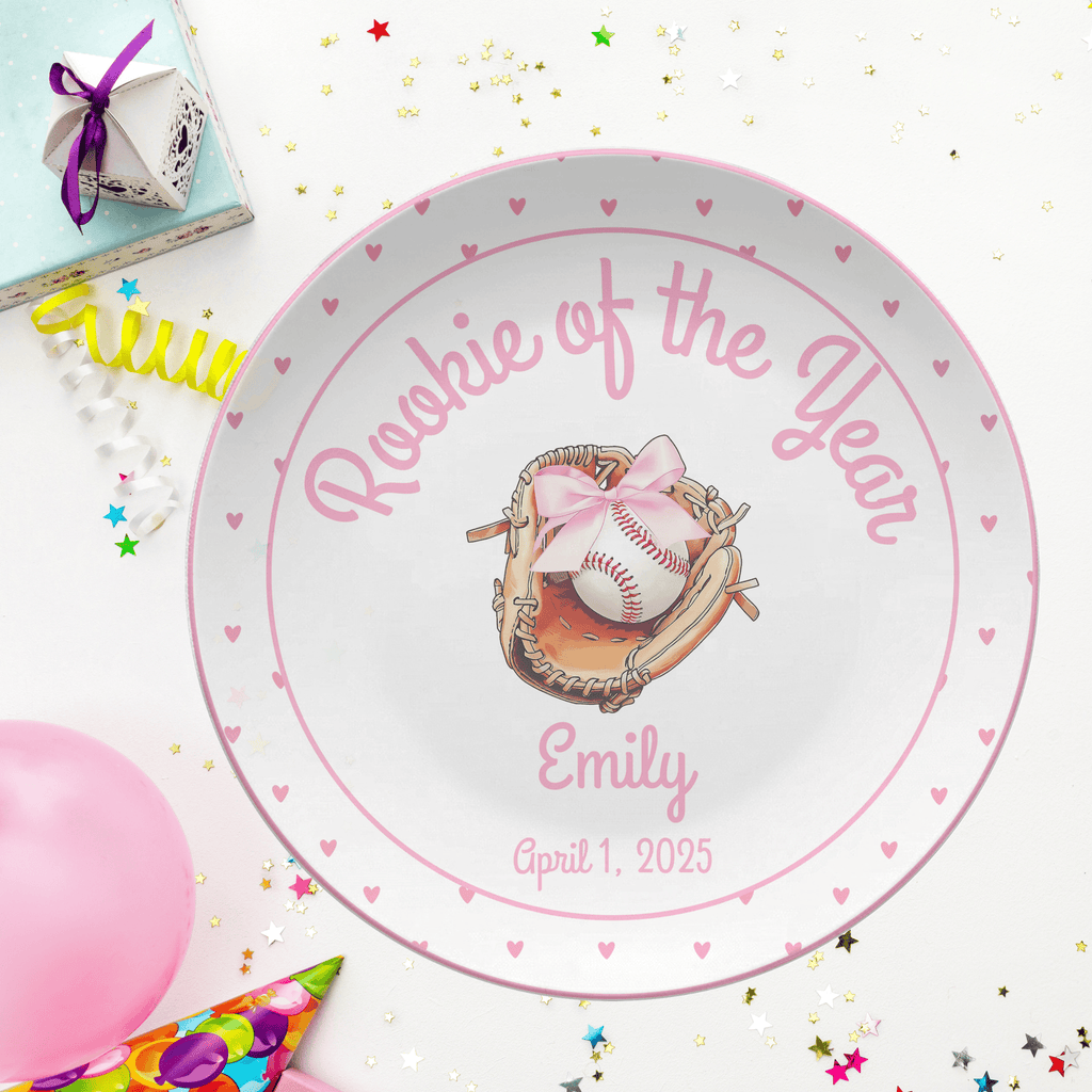 Rookie  Heart Birthday Plate by Lil Plate Shop