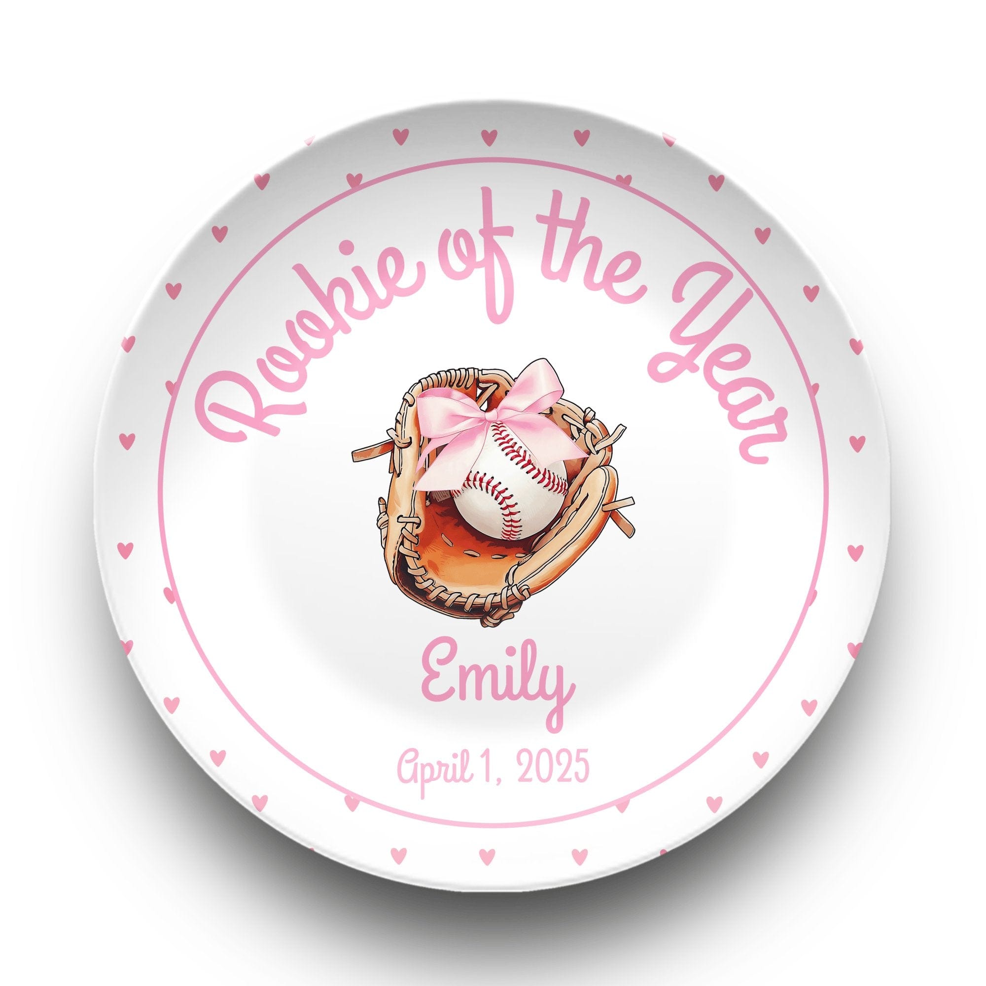 Rookie  Heart Birthday Plate by Lil Plate Shop