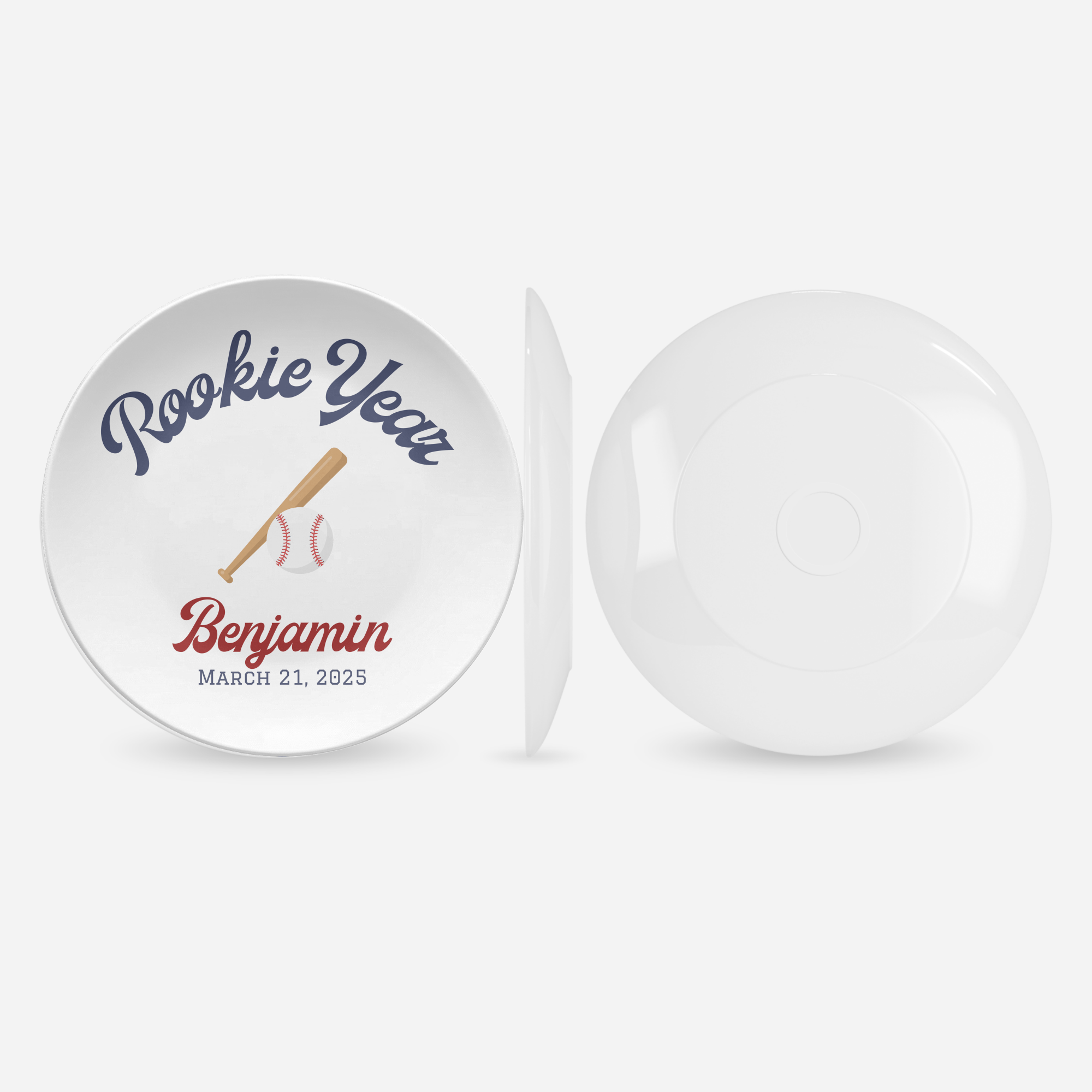 Rookie Year Birthday Plate by Lil Plate Shop