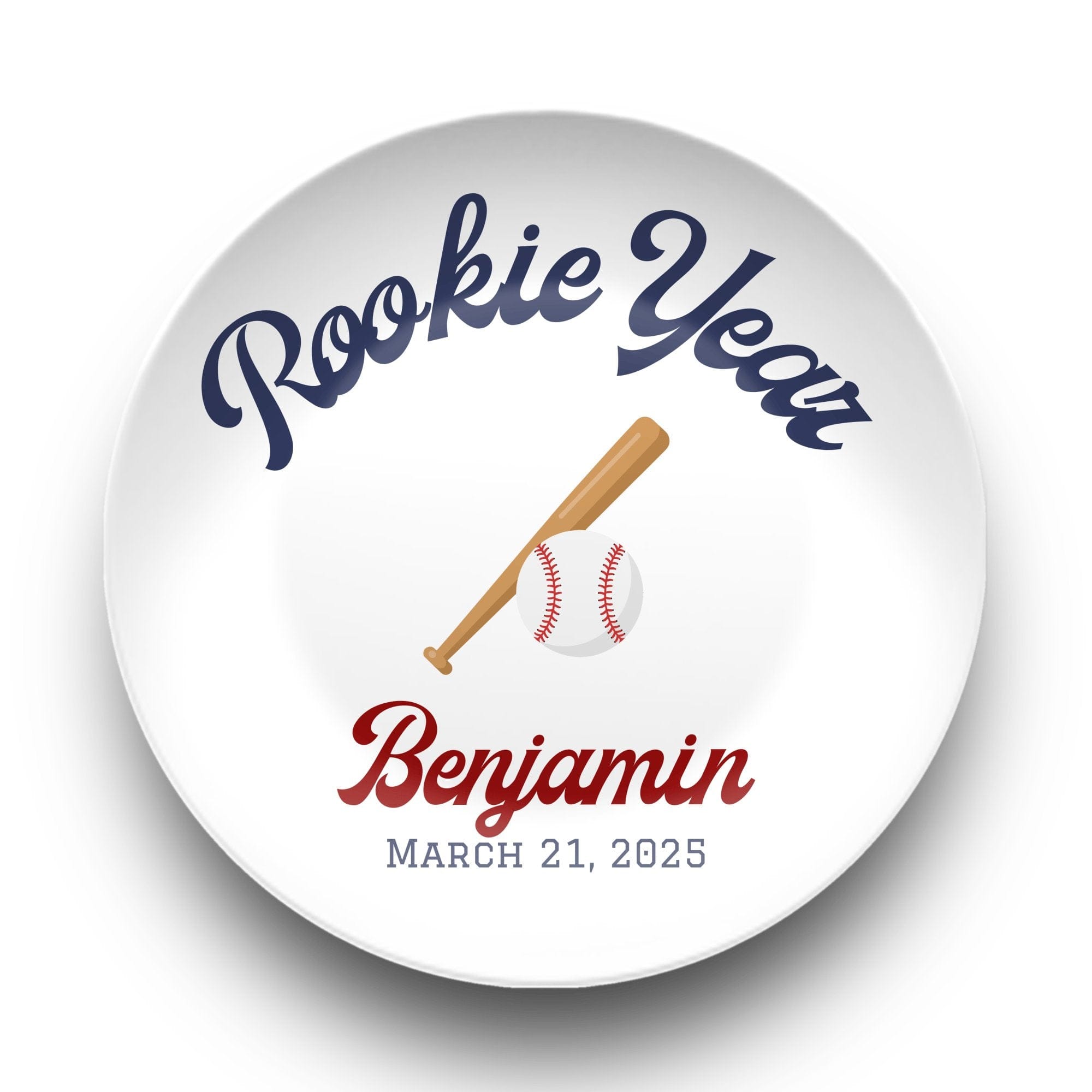 Rookie Year Birthday Plate by Lil Plate Shop