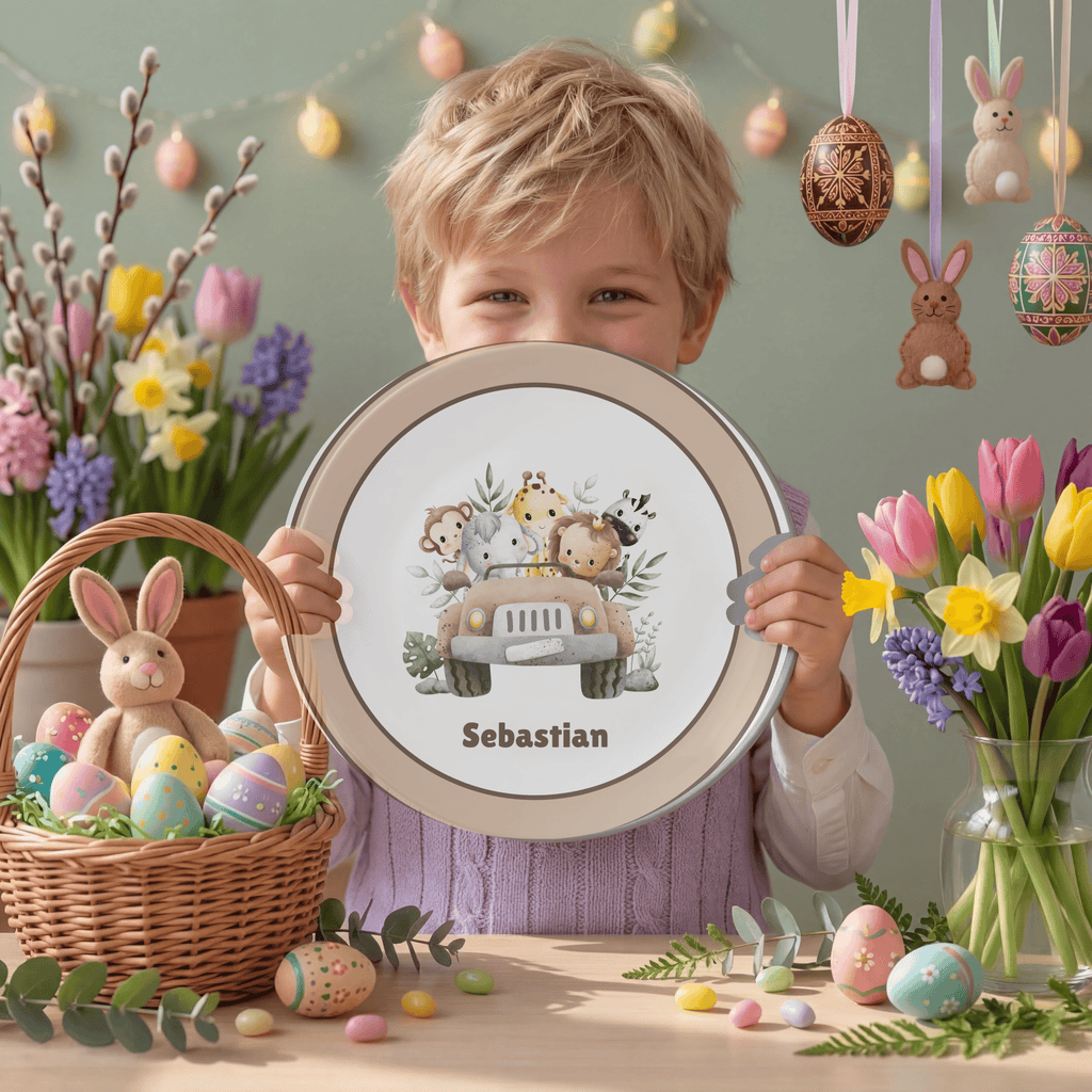 Safari Animal Plate by Lil Plate Shop